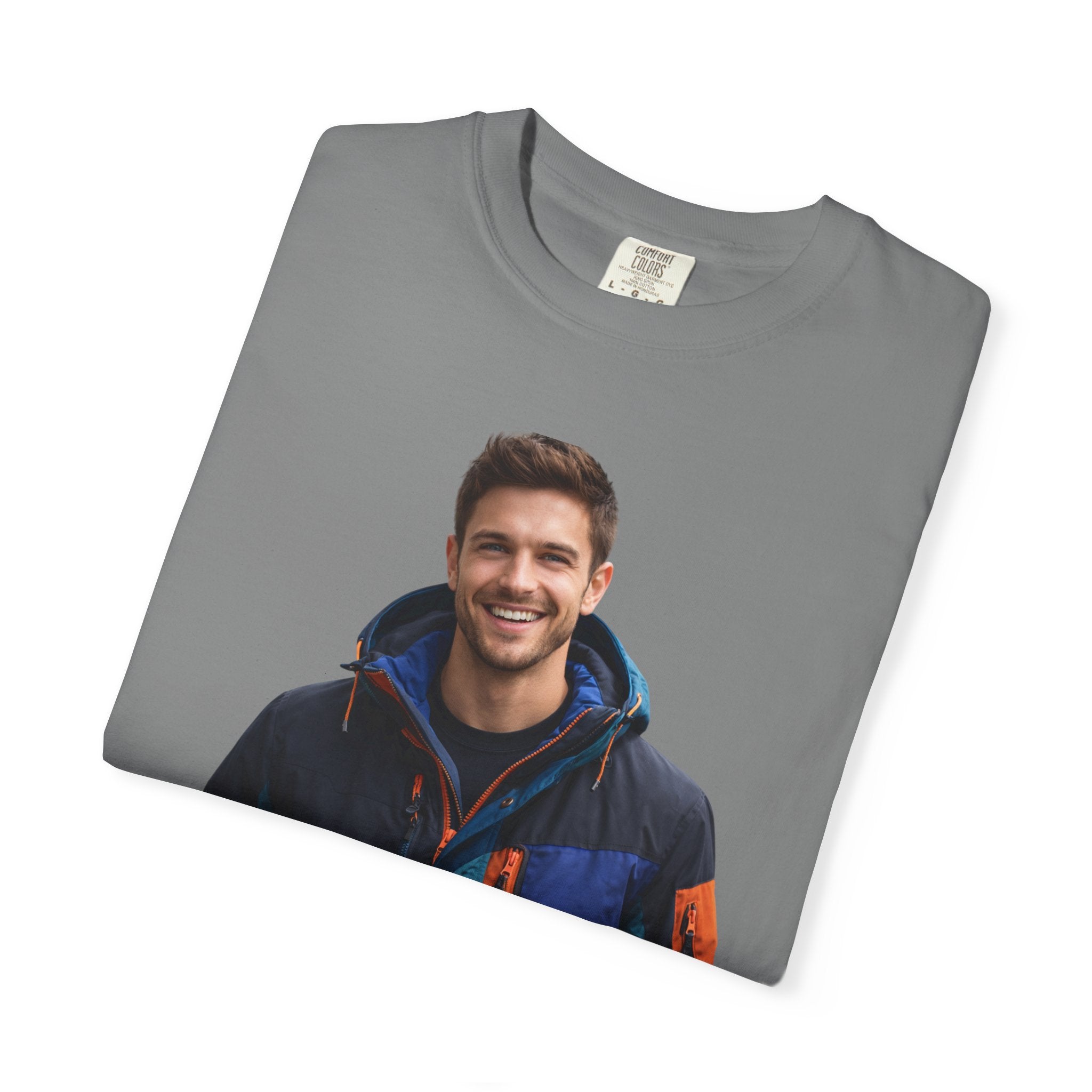 Graphic T-Shirt — 'I love this new jacket. Now I have to pray that it rains.' Photo Print