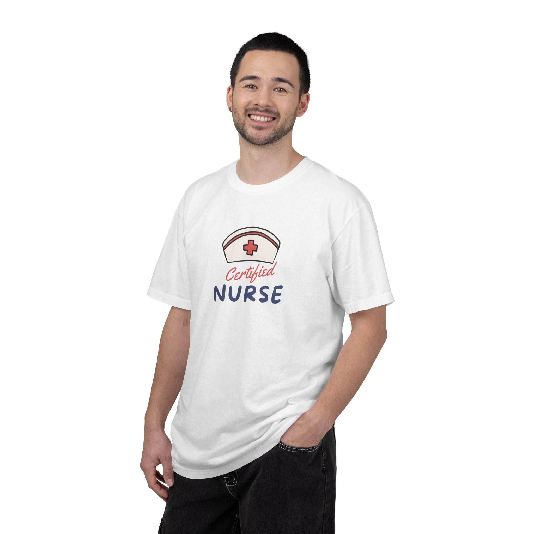 Certified Nurse T-Shirt — Retro Nurse Cap Design, Perfect Gift for Nurses & Nursing Graduates