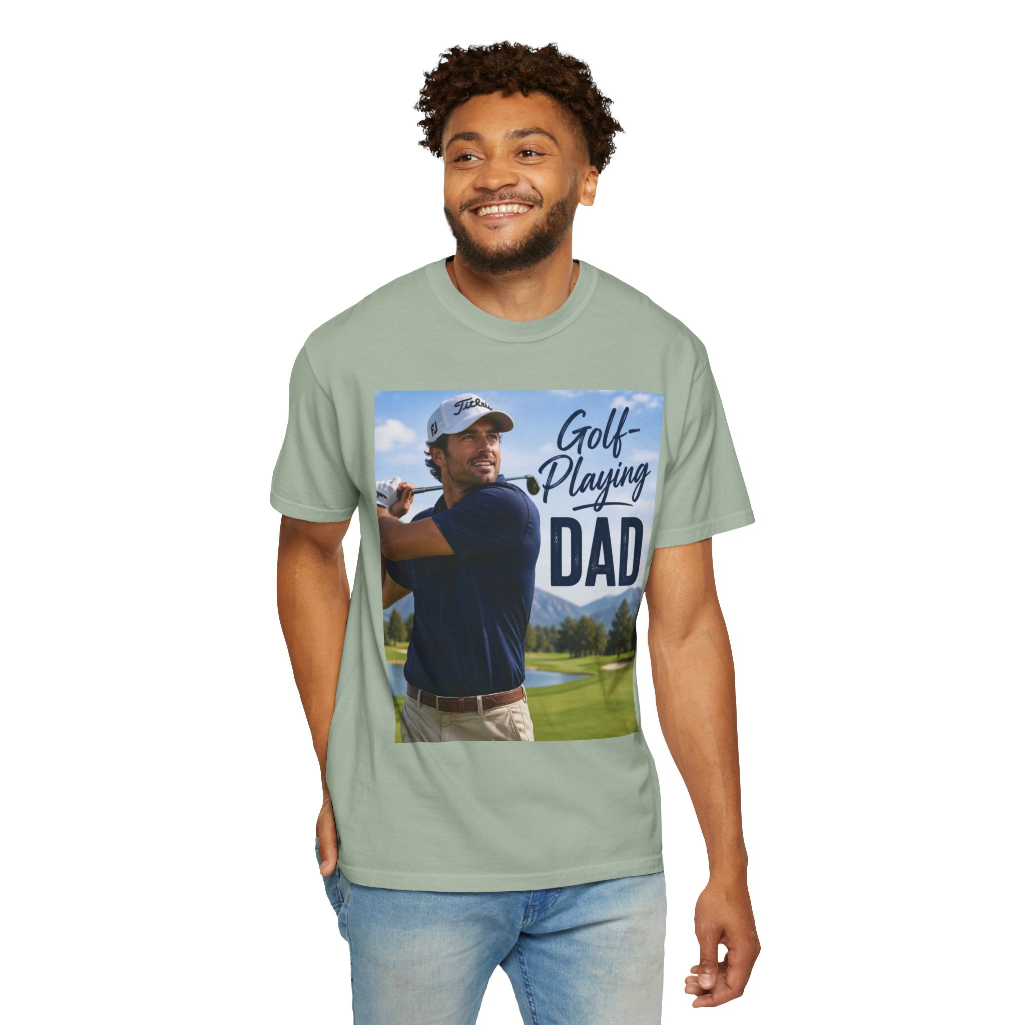 Father's Day Golf Gift - Dad T-Shirt for Course, Clubhouse, or After-Game, Invites at the course