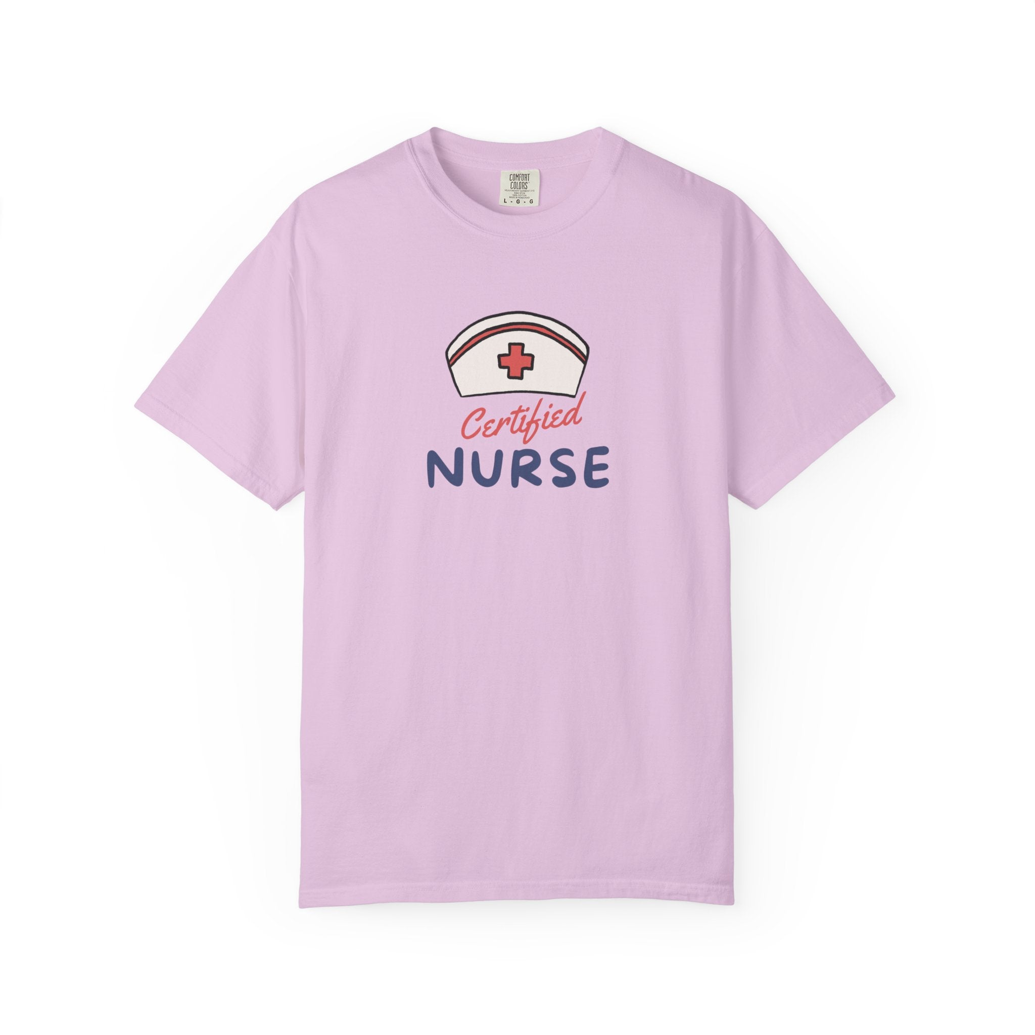 Certified Nurse T-Shirt — Retro Nurse Cap Design, Perfect Gift for Nurses & Nursing Graduates