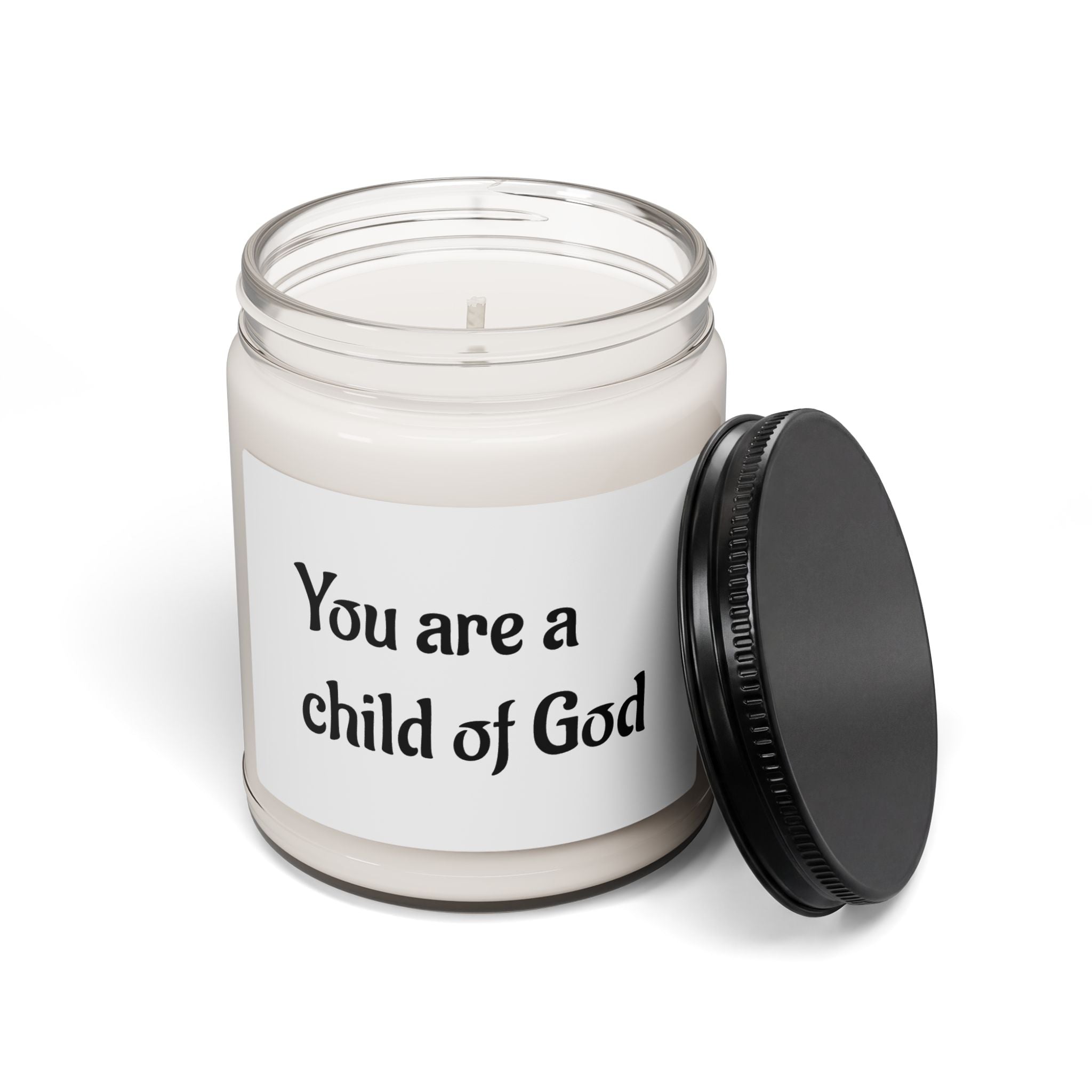 Inspirational Faith Candle - You Are a Child of God | 9oz Scented Soy Candle for Bedtime & Reflection - exudes a comforting aroma