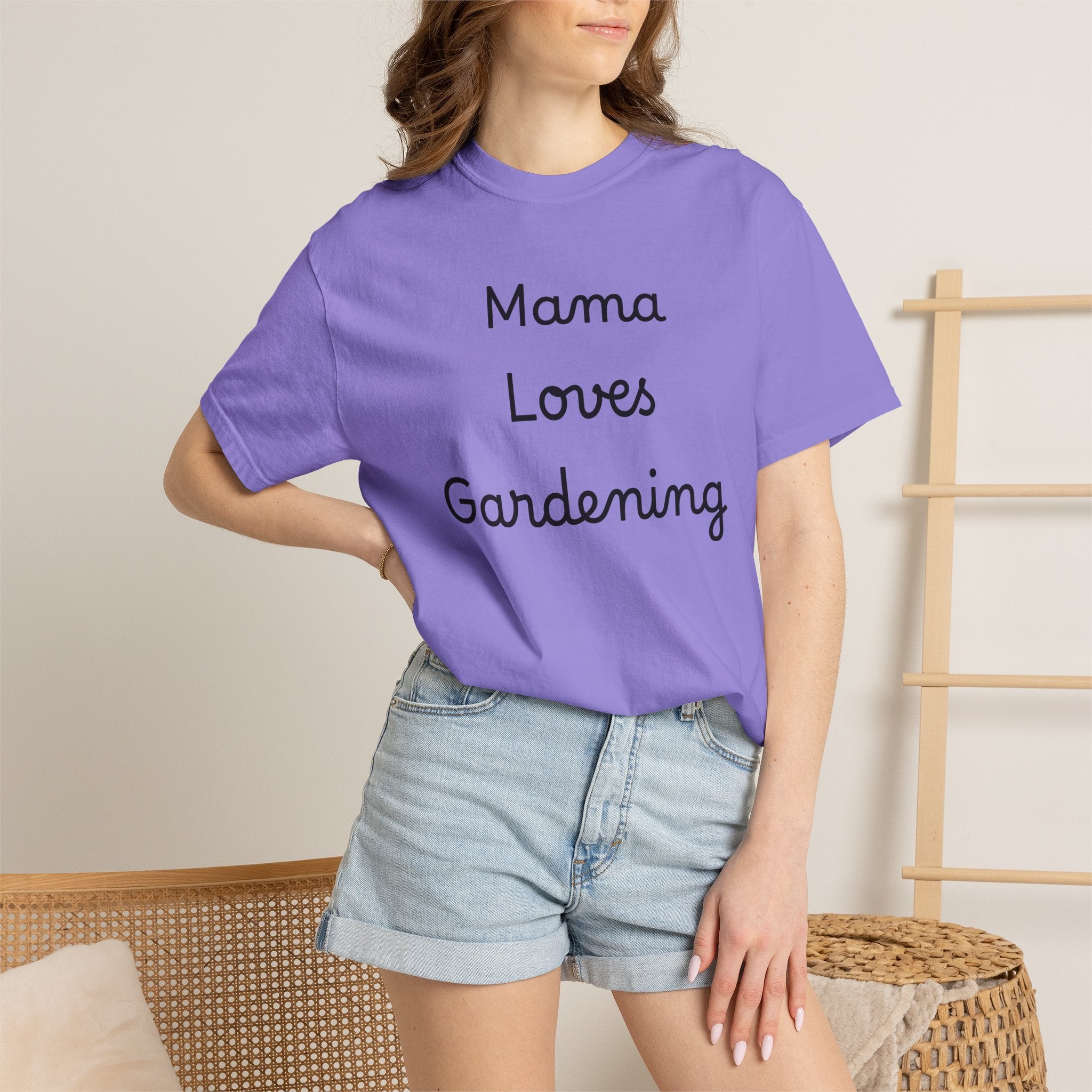 Gardening Mama T-Shirt — "Mama Loves Gardening" Mom Tee, Wear it to potting bench sessions, weekend farmers’ market runs
