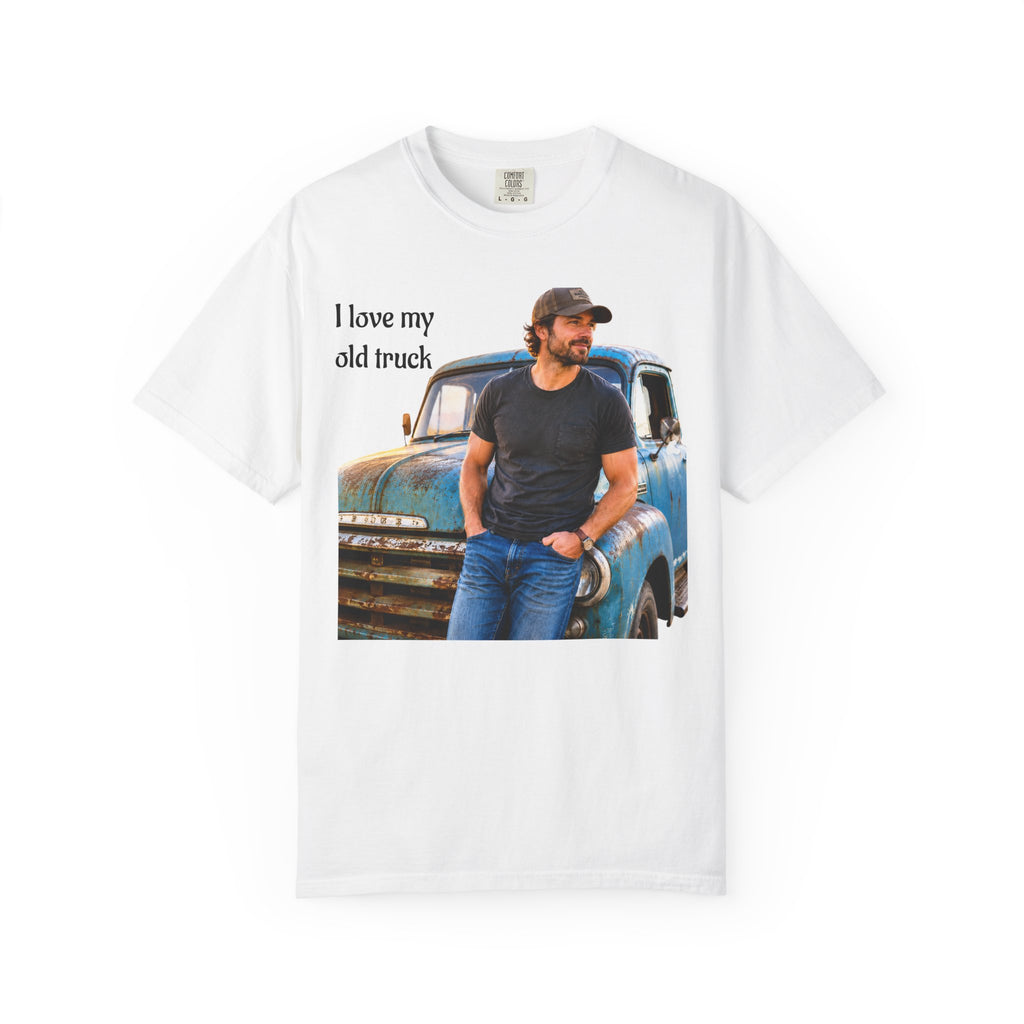Truck Photo T-Shirt  - I Love My Old Truck, Vintage Style for Everyday Wear