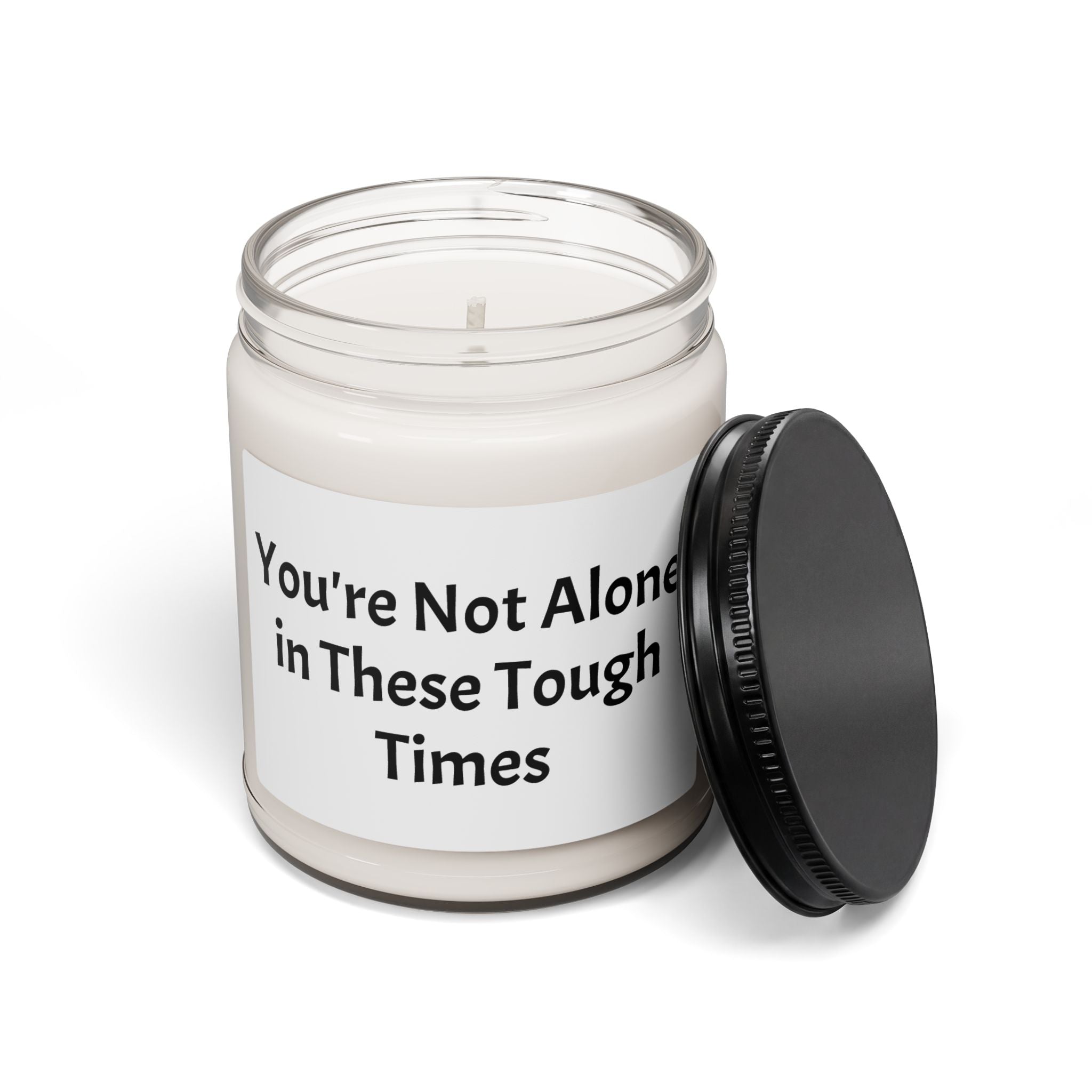 Sympathy Candle - You're Not Alone in These Tough Times — Offering a Moment of Warmth During Hard Days. 9oz Scented Soy Candle