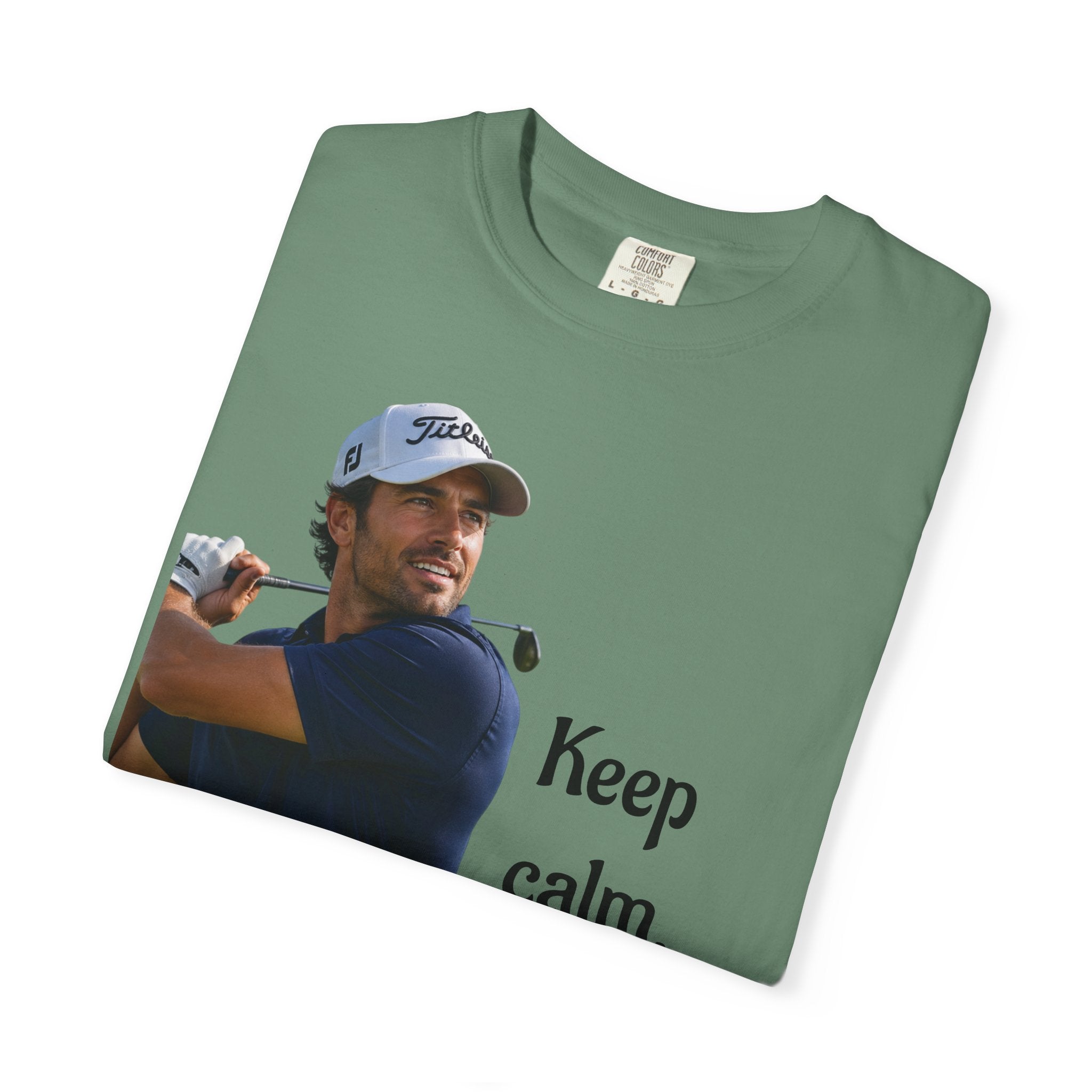 Golf T-Shirt for Course, Clubhouse, or After-Game, Invites at the course, to show off your favorite weekend ritual