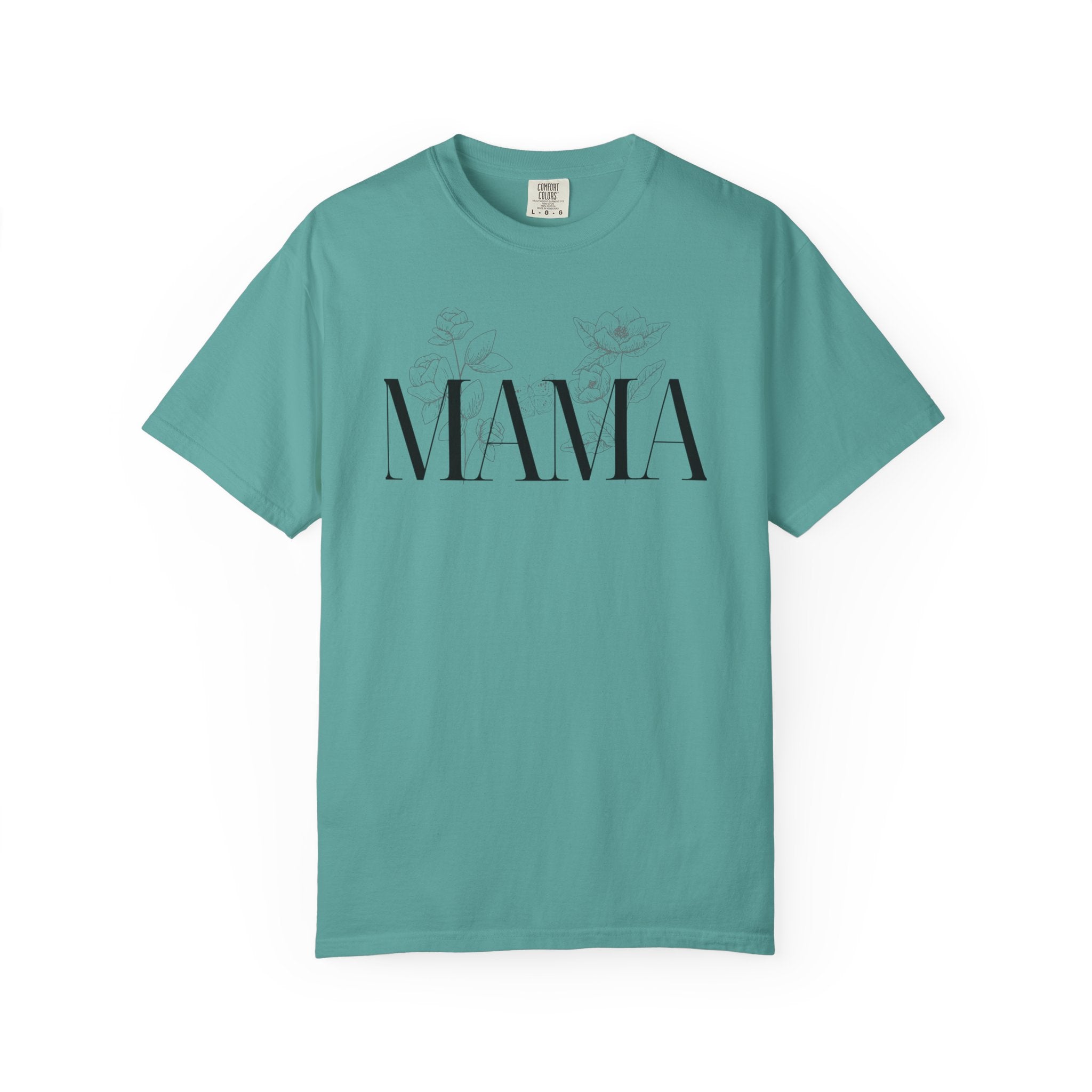 Mama Floral Tee — Minimalist Mama T-Shirt: A Stylish Way to Make  Mom's Day Special.  Great for Birthday or Any Occasion