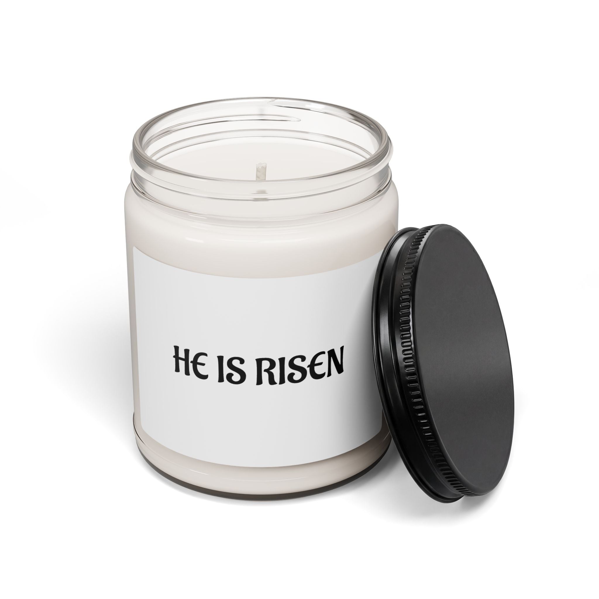 HE IS RISEN Soy Candle - Uplifting Scented Candle for Moments of Reflection