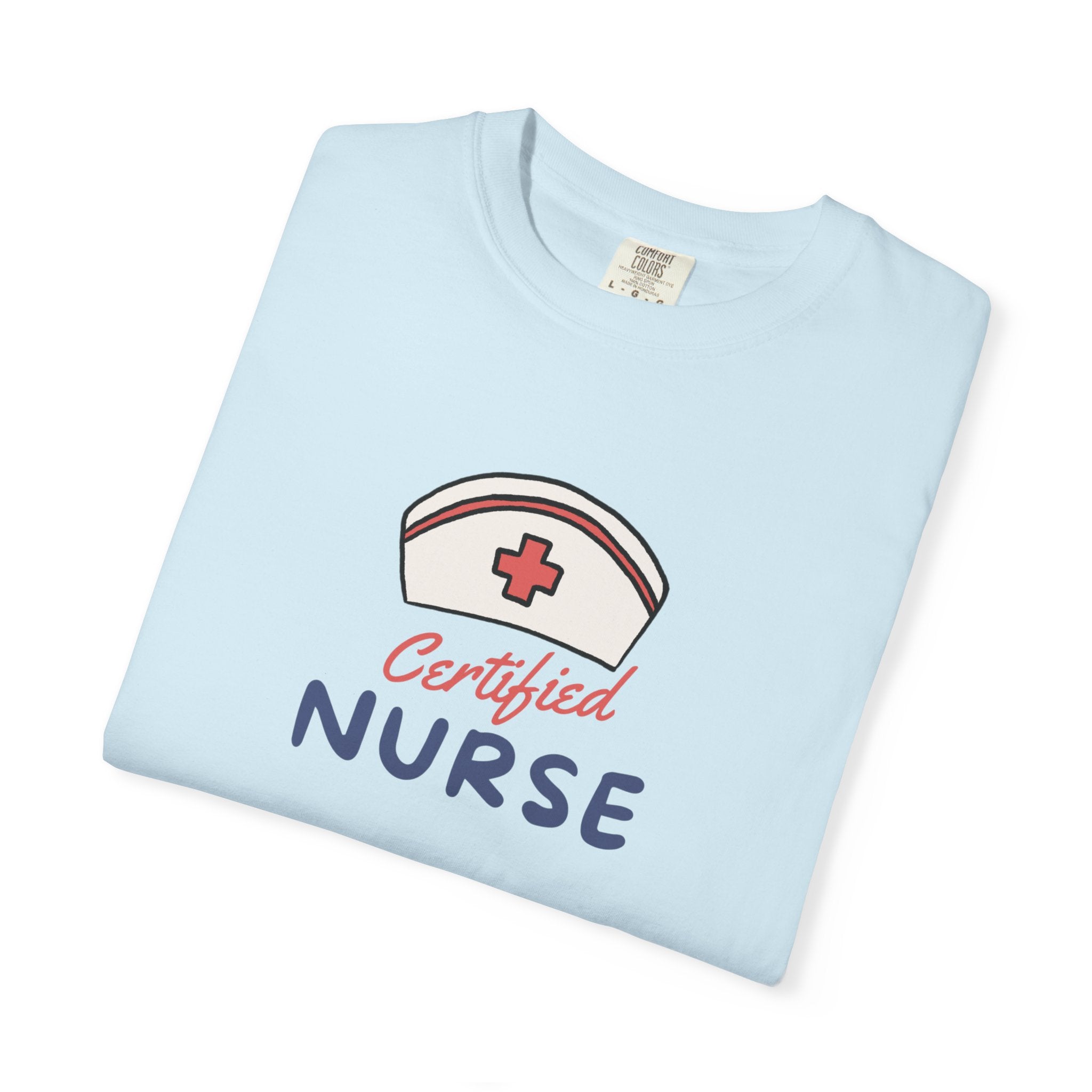 Certified Nurse T-Shirt — Retro Nurse Cap Design, Perfect Gift for Nurses & Nursing Graduates