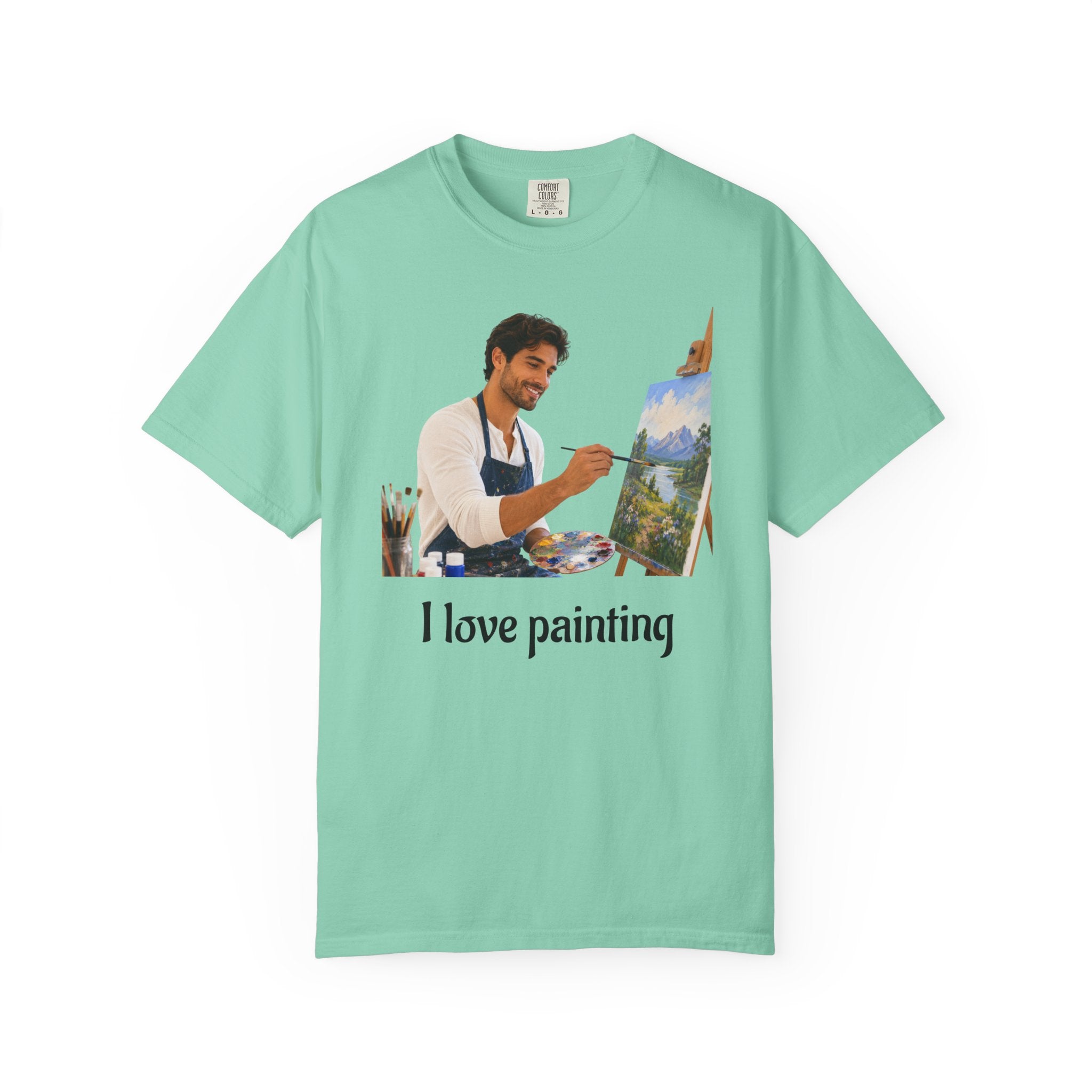 I Love Painting T-Shirt | Perfect for Art Studio Days & Gallery Openings or Weekend Wear