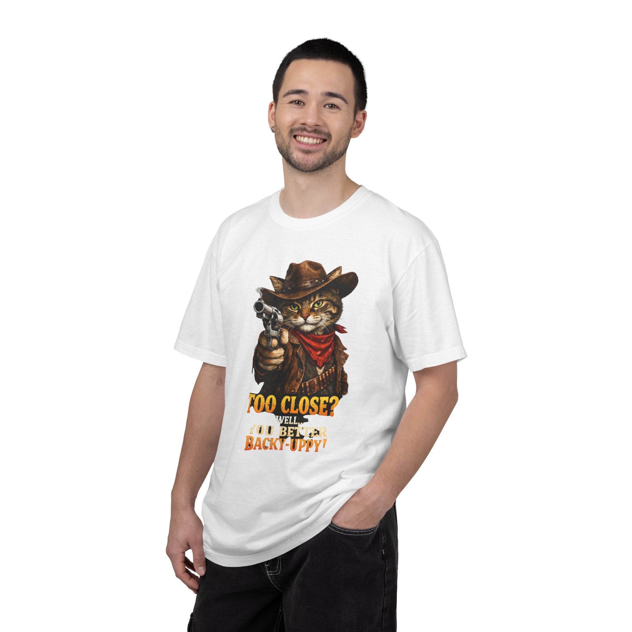 Funny T-Shirt Cowboy Cat Perfect for Cat Lovers, and Anyone with a Great Sense of Humor