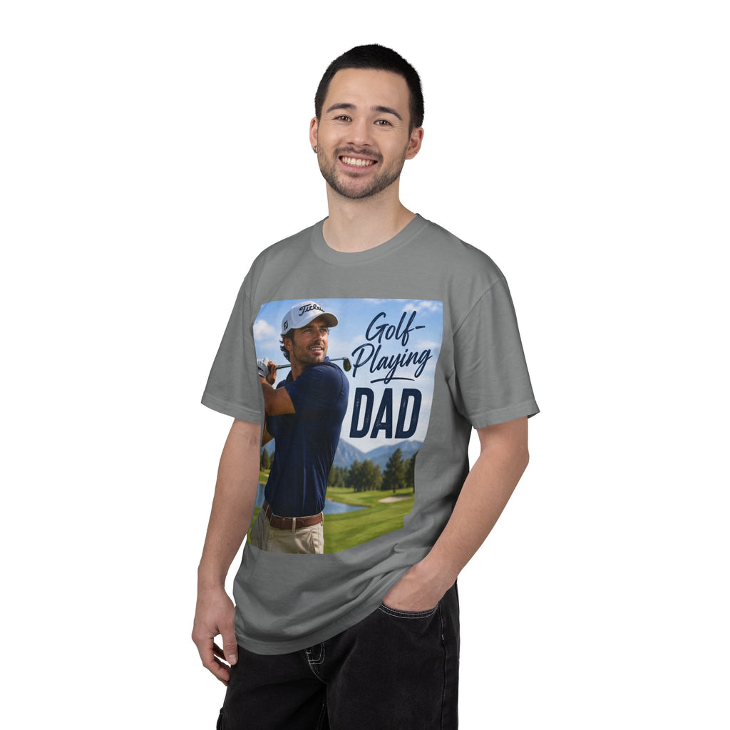 Father's Day Golf Gift - Dad T-Shirt for Course, Clubhouse, or After-Game, Invites at the course