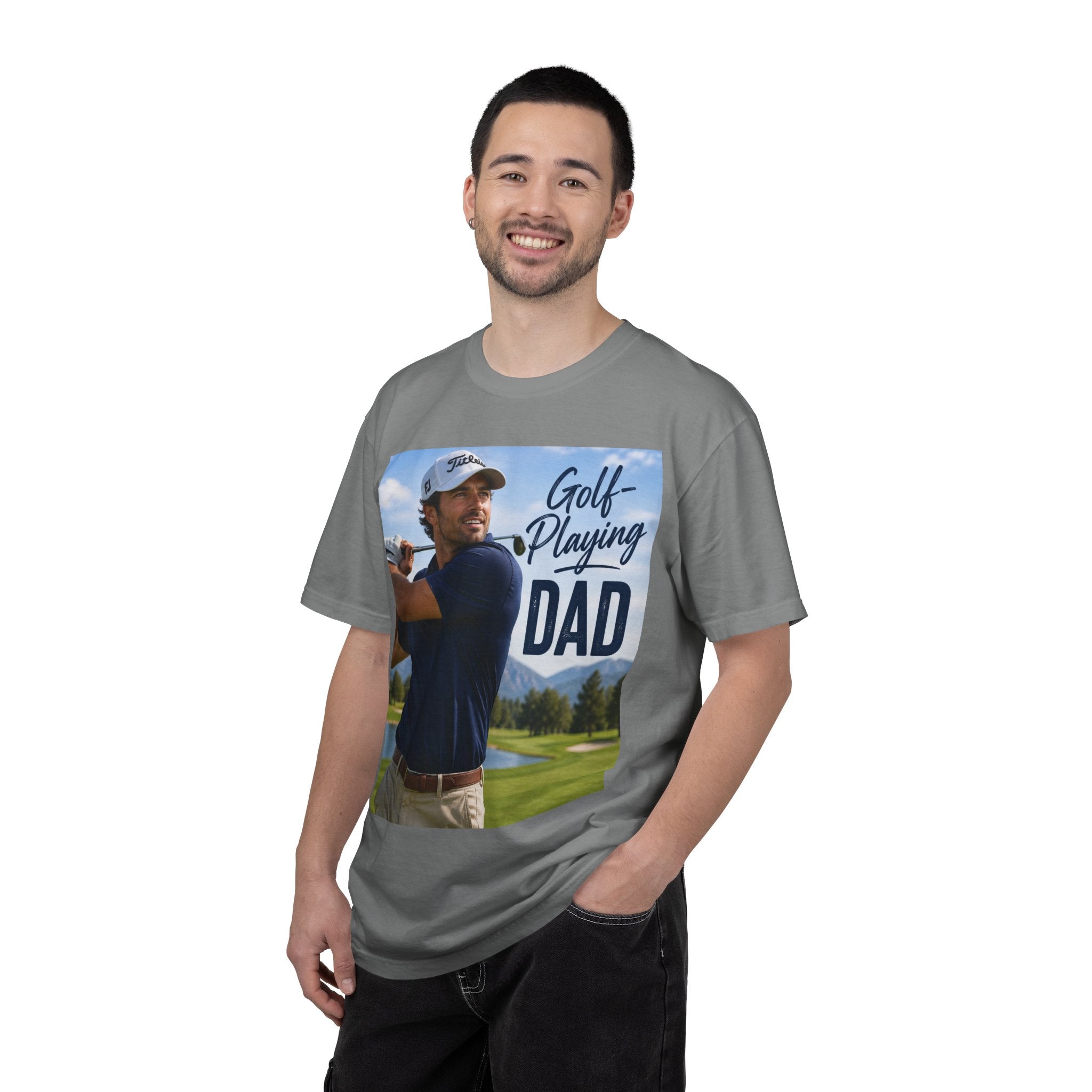 Father's Day Golf Gift - Dad T-Shirt for Course, Clubhouse, or After-Game, Invites at the course