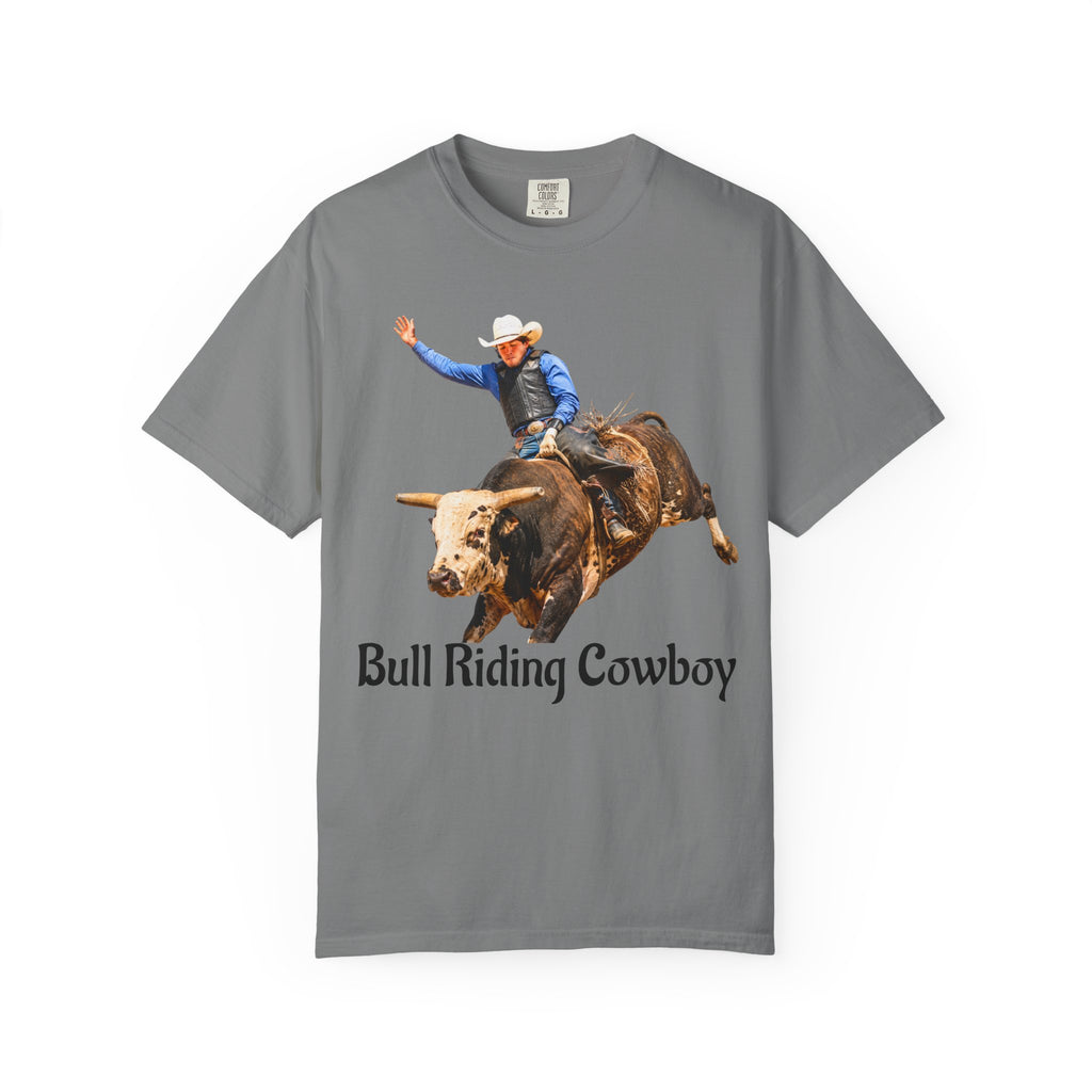 Bull Riding Rodeo Photo T-Shirt - Great when you're cheering from the stands or walking the ranch