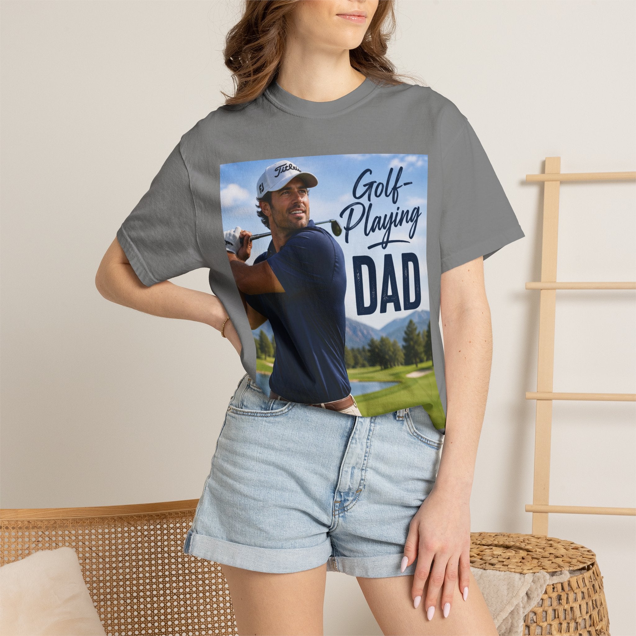Father's Day Golf Gift - Dad T-Shirt for Course, Clubhouse, or After-Game, Invites at the course