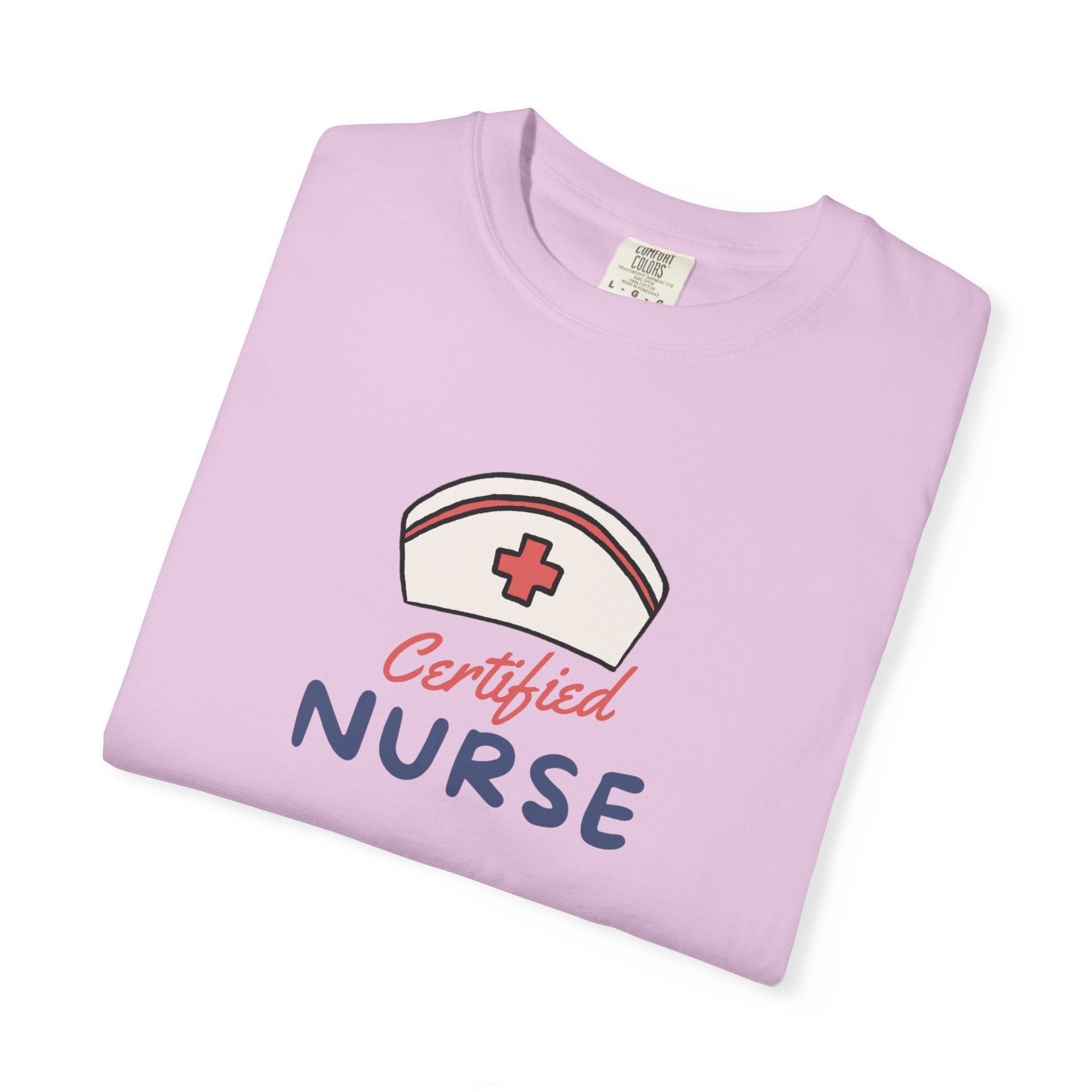Certified Nurse T-Shirt — Retro Nurse Cap Design, Perfect Gift for Nurses & Nursing Graduates