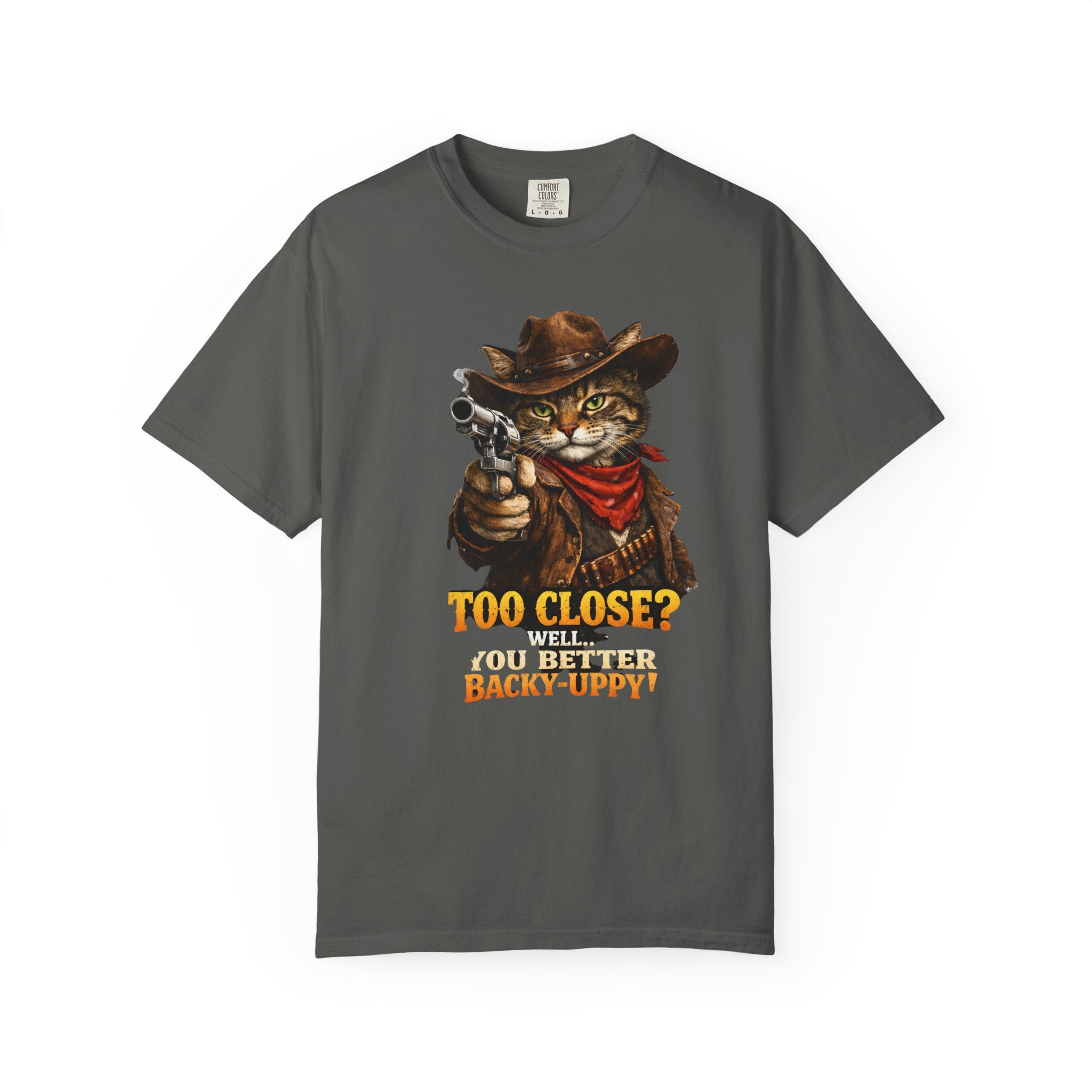 Funny T-Shirt Cowboy Cat Perfect for Cat Lovers, and Anyone with a Great Sense of Humor