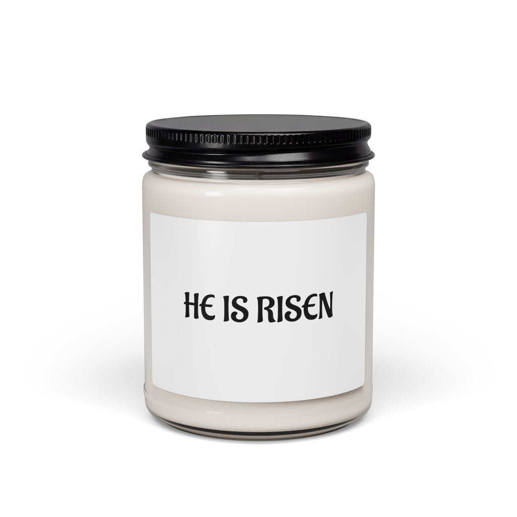 HE IS RISEN Soy Candle - Uplifting Scented Candle for Moments of Reflection