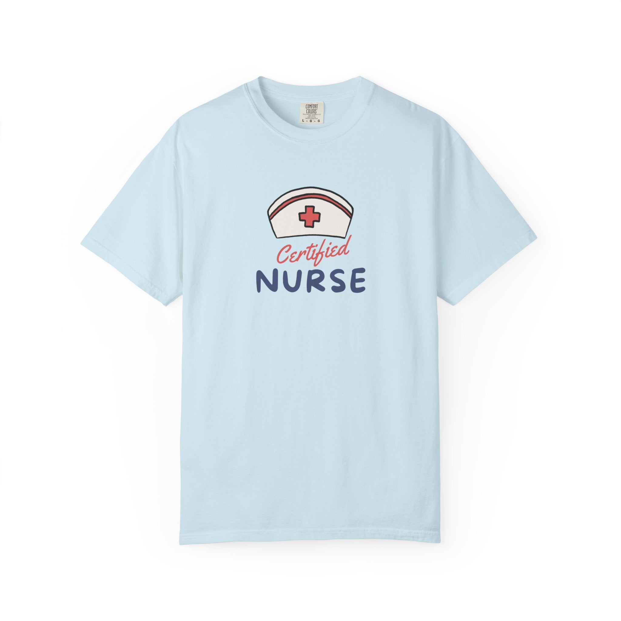 Certified Nurse T-Shirt — Retro Nurse Cap Design, Perfect Gift for Nurses & Nursing Graduates