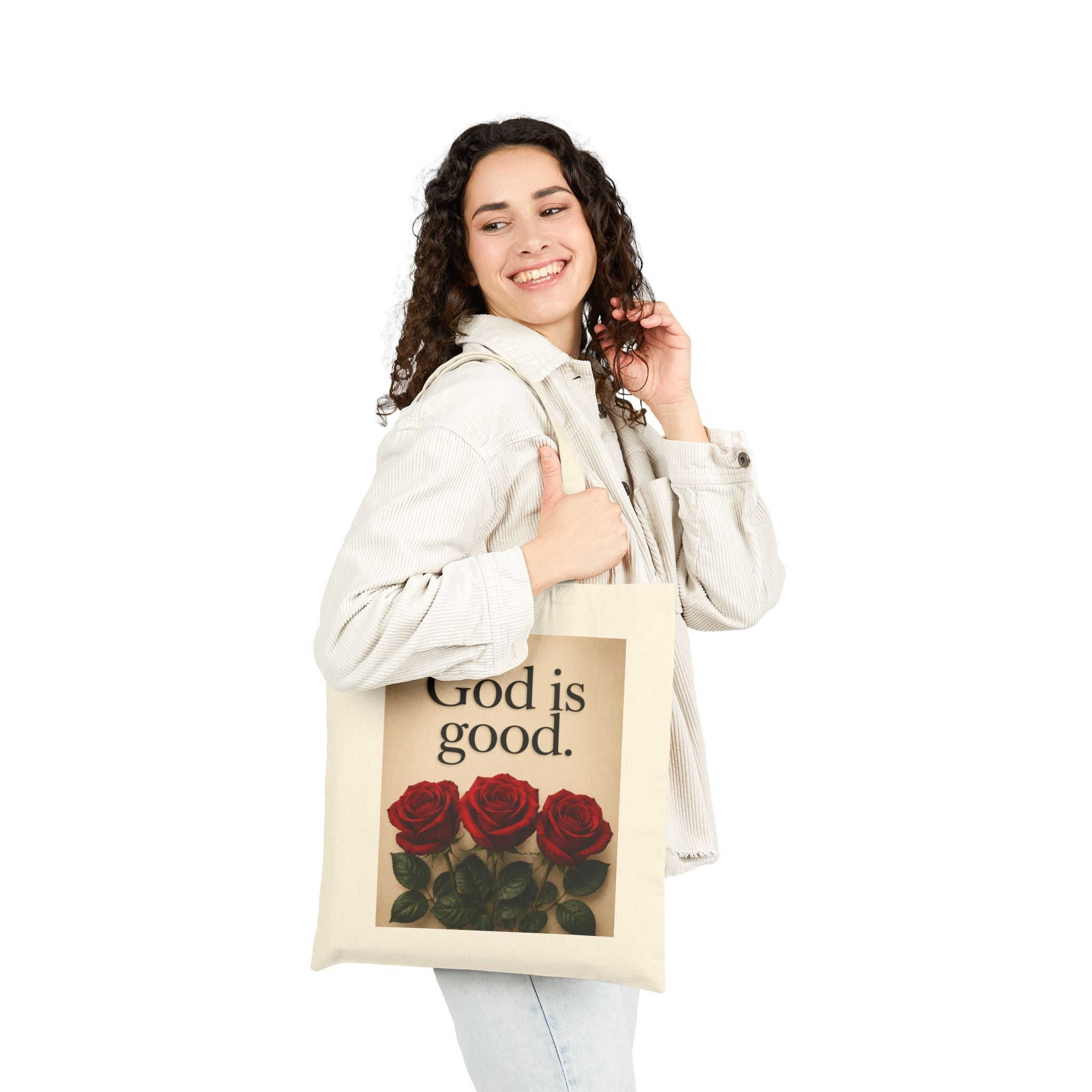 God Is Good Tote Bag - Perfect for Faithful Souls - Ideal Companion for Church & Daily Life - Carry your faith wherever you go