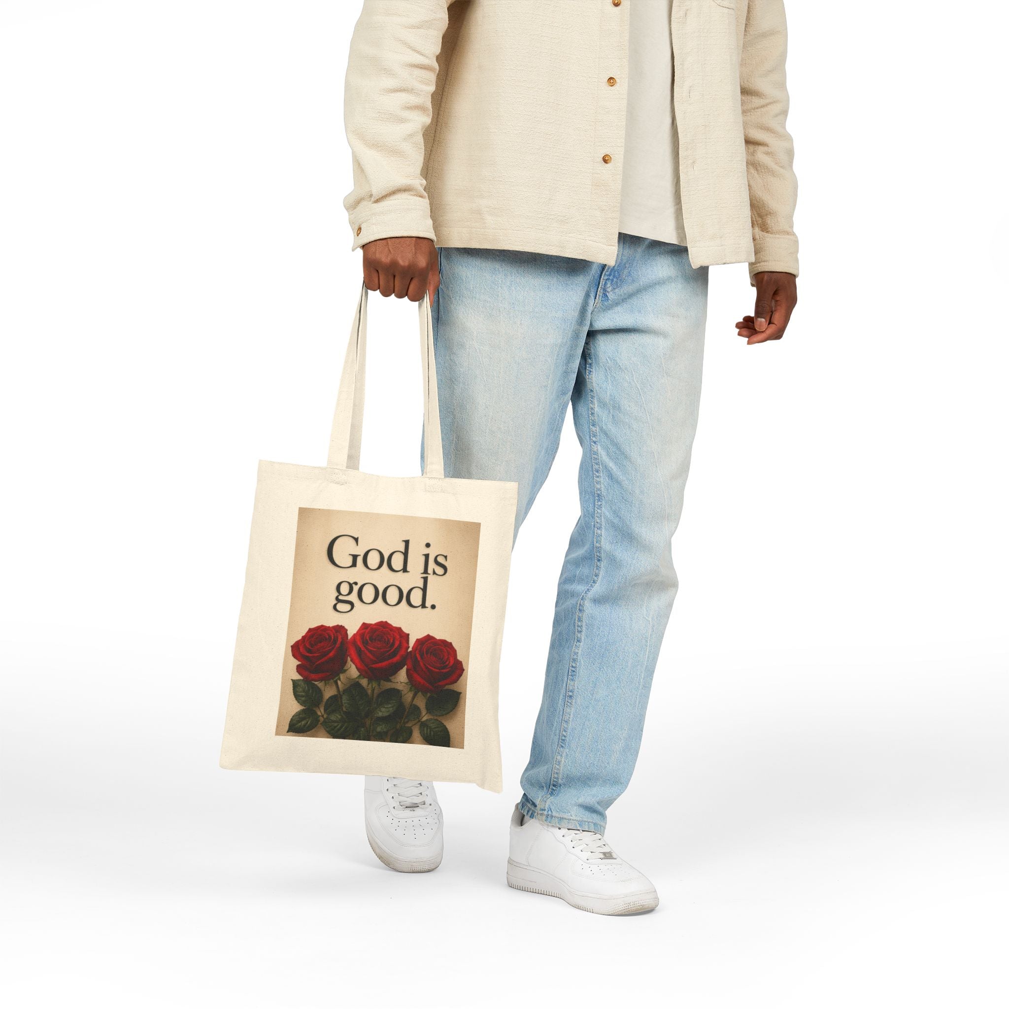 God Is Good Tote Bag - Perfect for Faithful Souls - Ideal Companion for Church & Daily Life - Carry your faith wherever you go