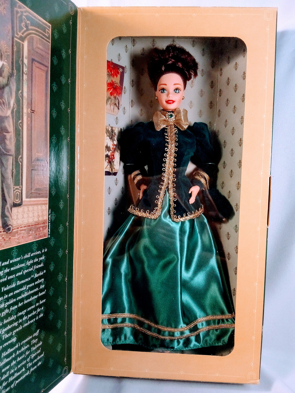 Barbie in Winterland 1966 Fashion Queen Doll: 1990s Collectible Empress with Greeting Card