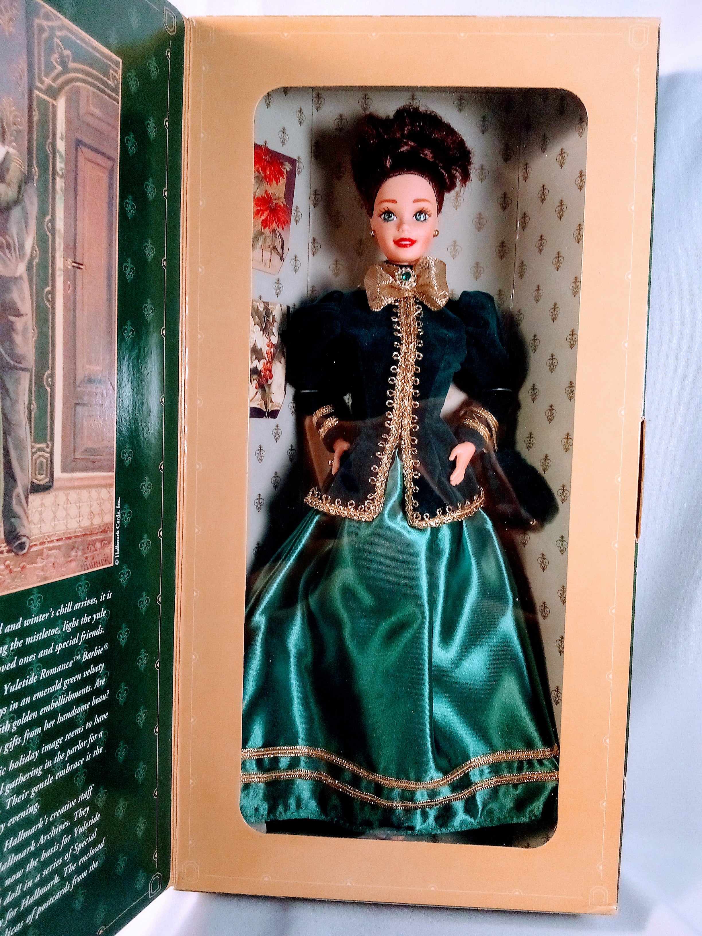 Barbie in Winterland 1966 Fashion Queen Doll: 1990s Collectible Empress with Greeting Card