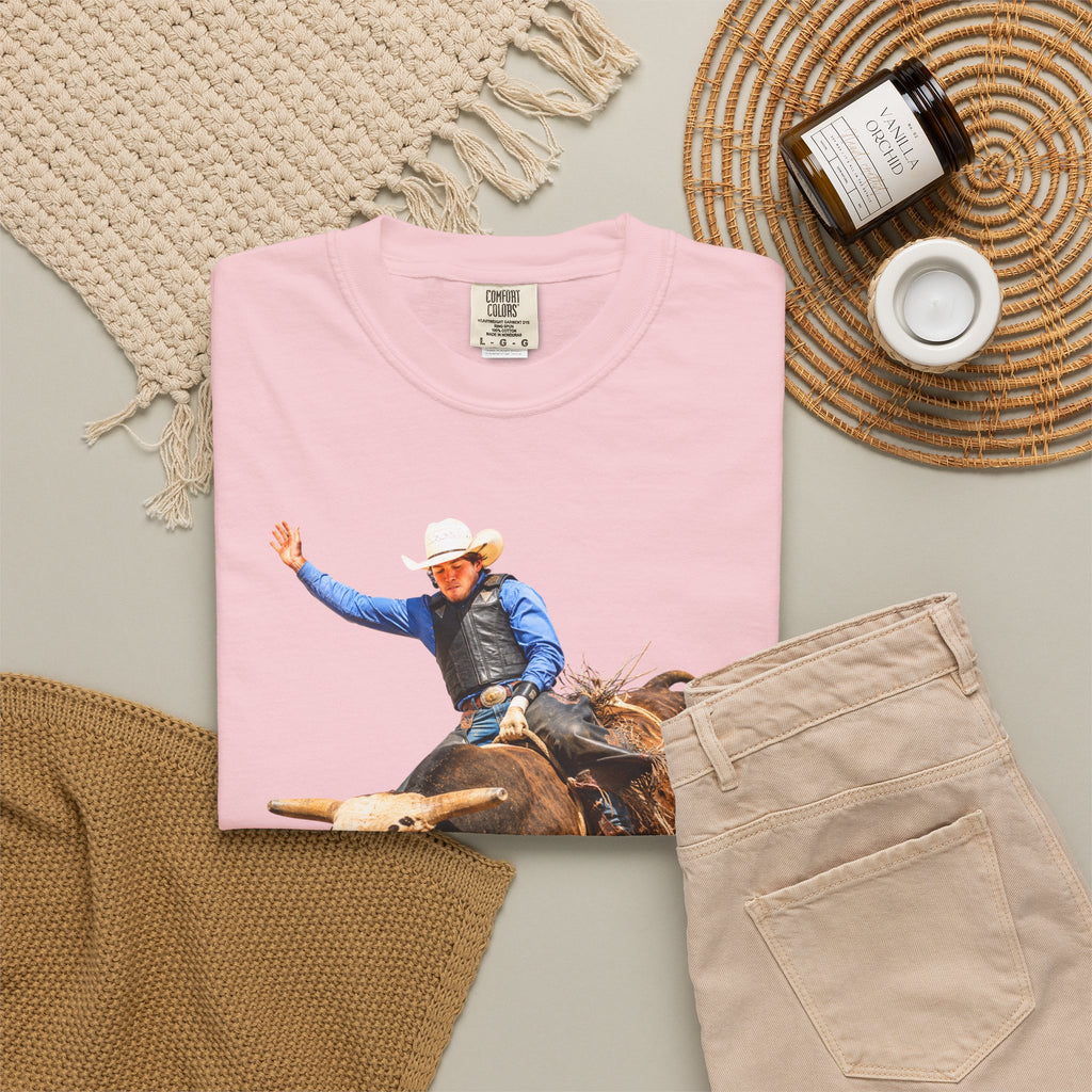 Bull Riding Rodeo Photo T-Shirt - Great when you're cheering from the stands or walking the ranch