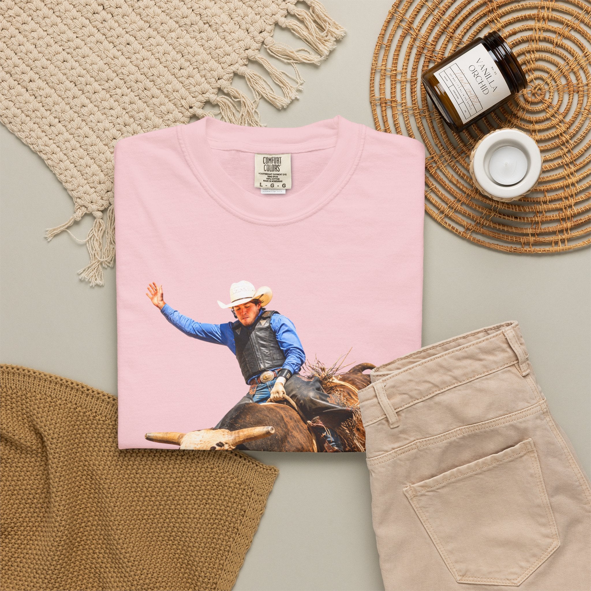 Bull Riding Rodeo Photo T-Shirt - Great when you're cheering from the stands or walking the ranch