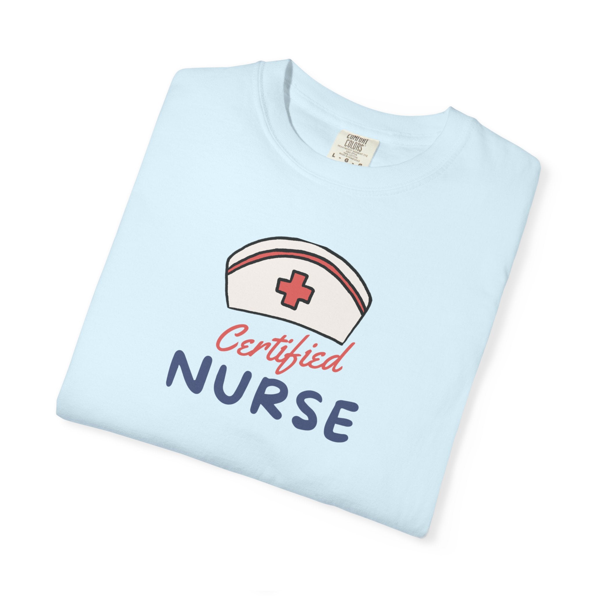 Certified Nurse T-Shirt — Retro Nurse Cap Design, Perfect Gift for Nurses & Nursing Graduates