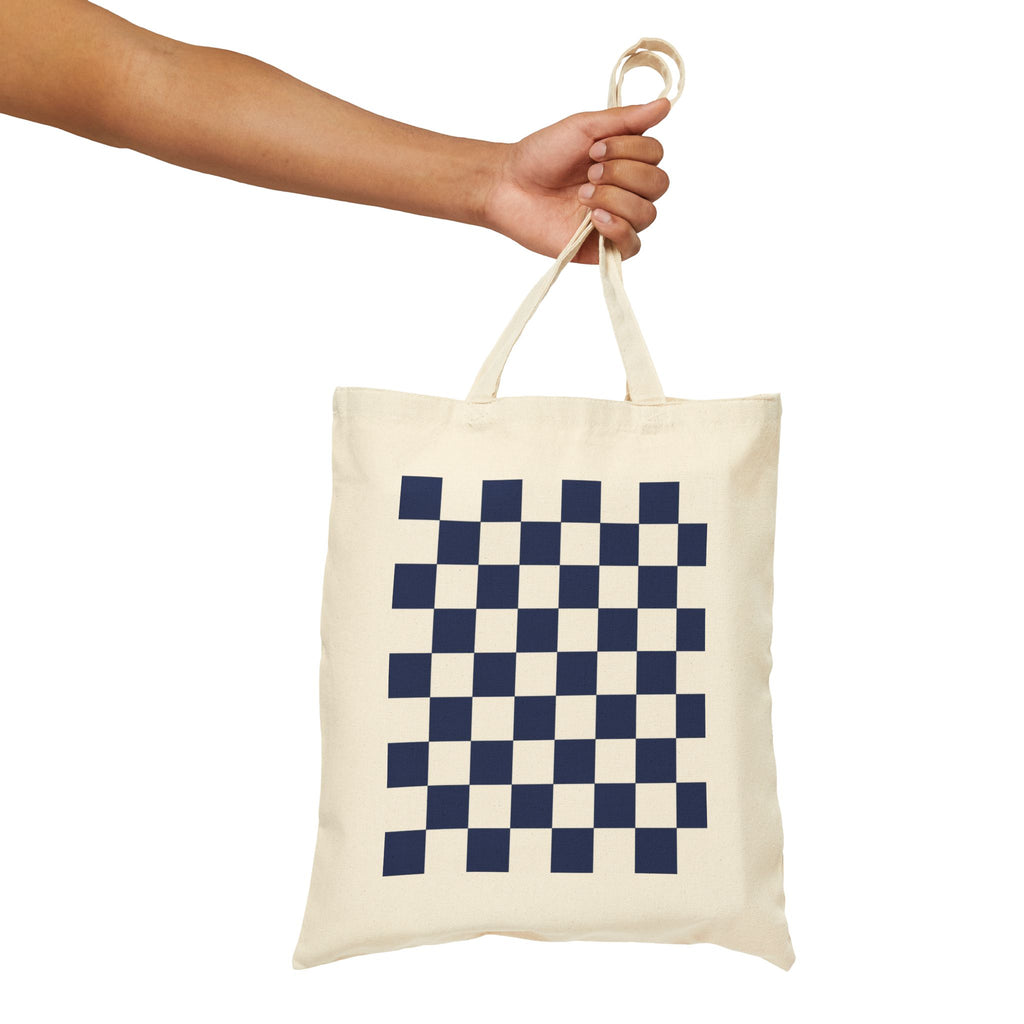 Cotton Canvas Tote Bag - Great for Lady Chess Lovers - Easy to Carry Even When Shopping