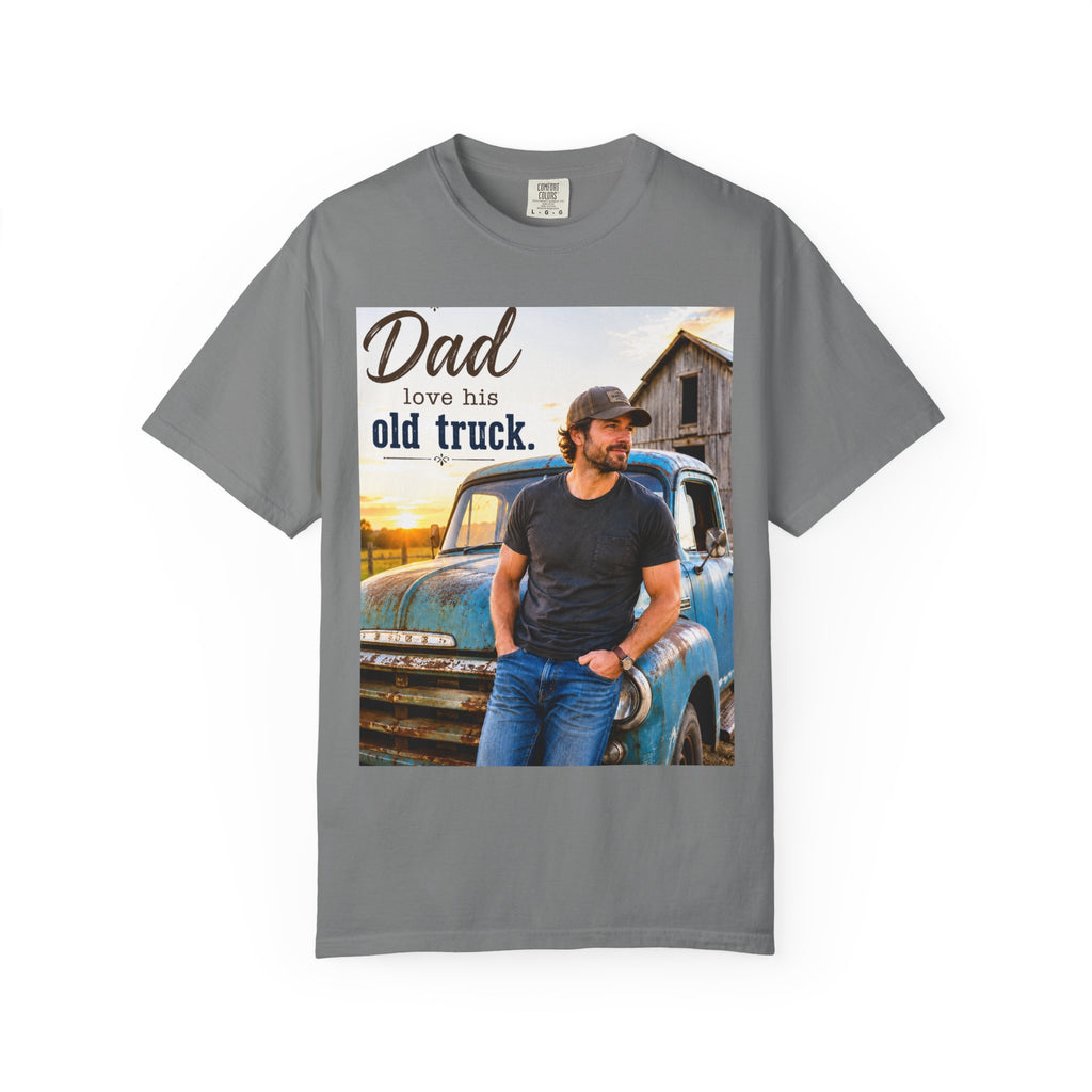 Father’s Day Gift:  Truck Photo T-Shirt for Dads - Who Love Their Old Trucks, Vintage Style for Everyday Wear