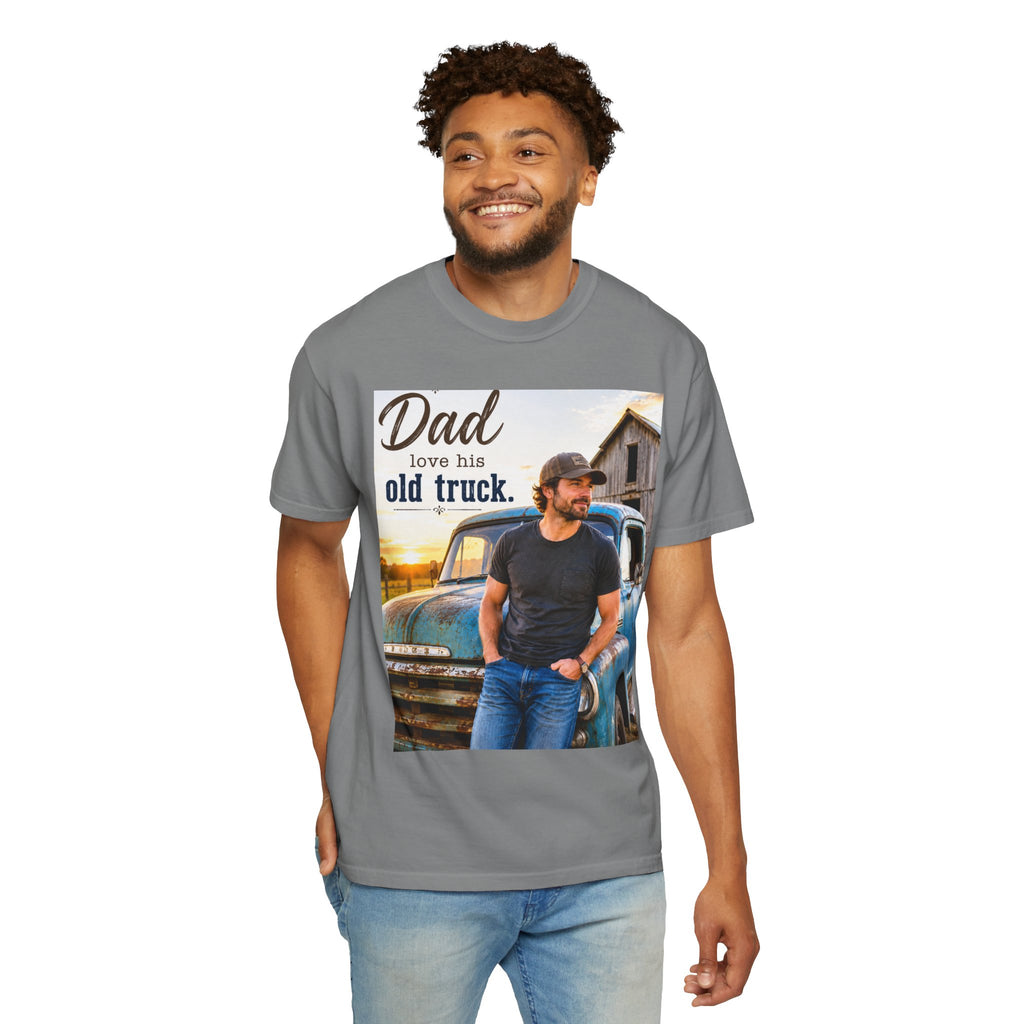 Father’s Day Gift:  Truck Photo T-Shirt for Dads - Who Love Their Old Trucks, Vintage Style for Everyday Wear