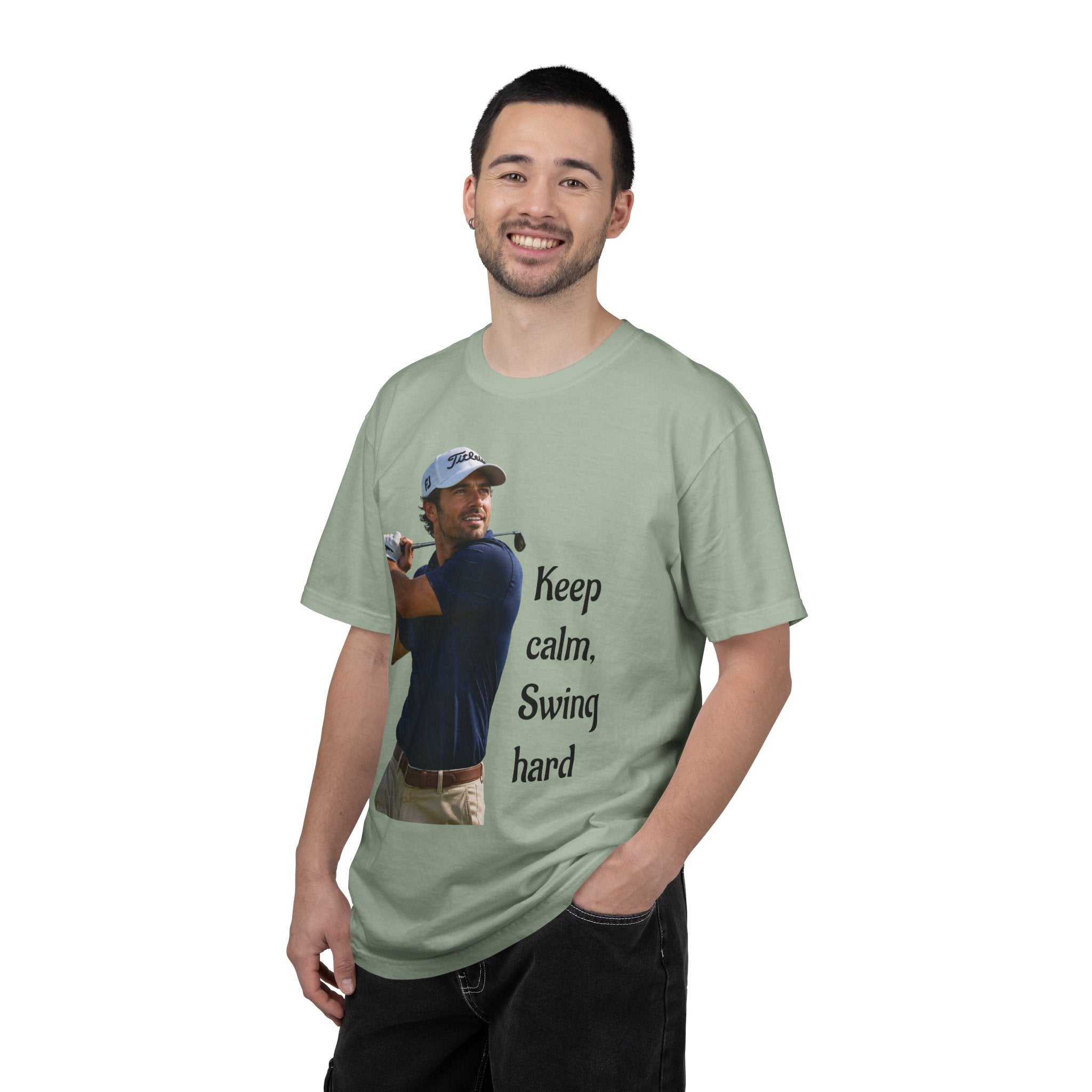 Golf T-Shirt for Course, Clubhouse, or After-Game, Invites at the course, to show off your favorite weekend ritual