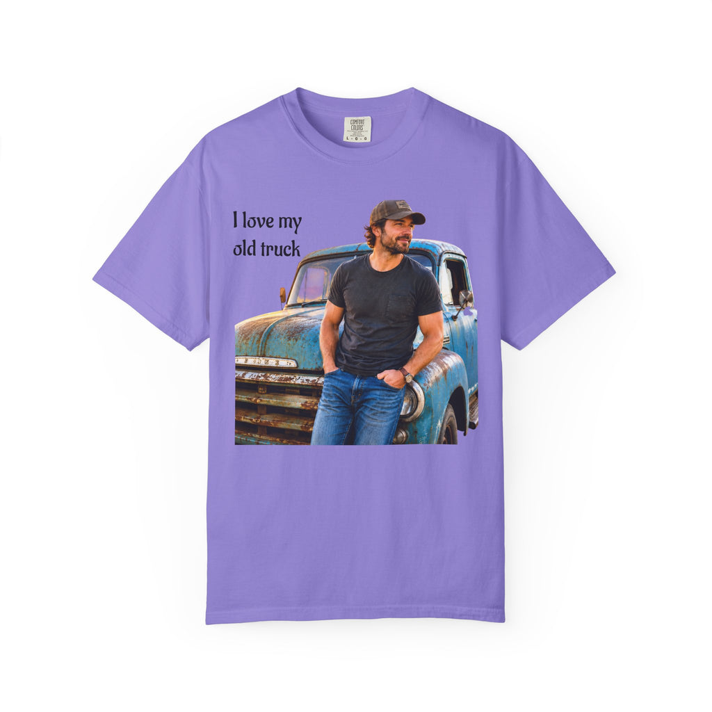 Truck Photo T-Shirt  - I Love My Old Truck, Vintage Style for Everyday Wear