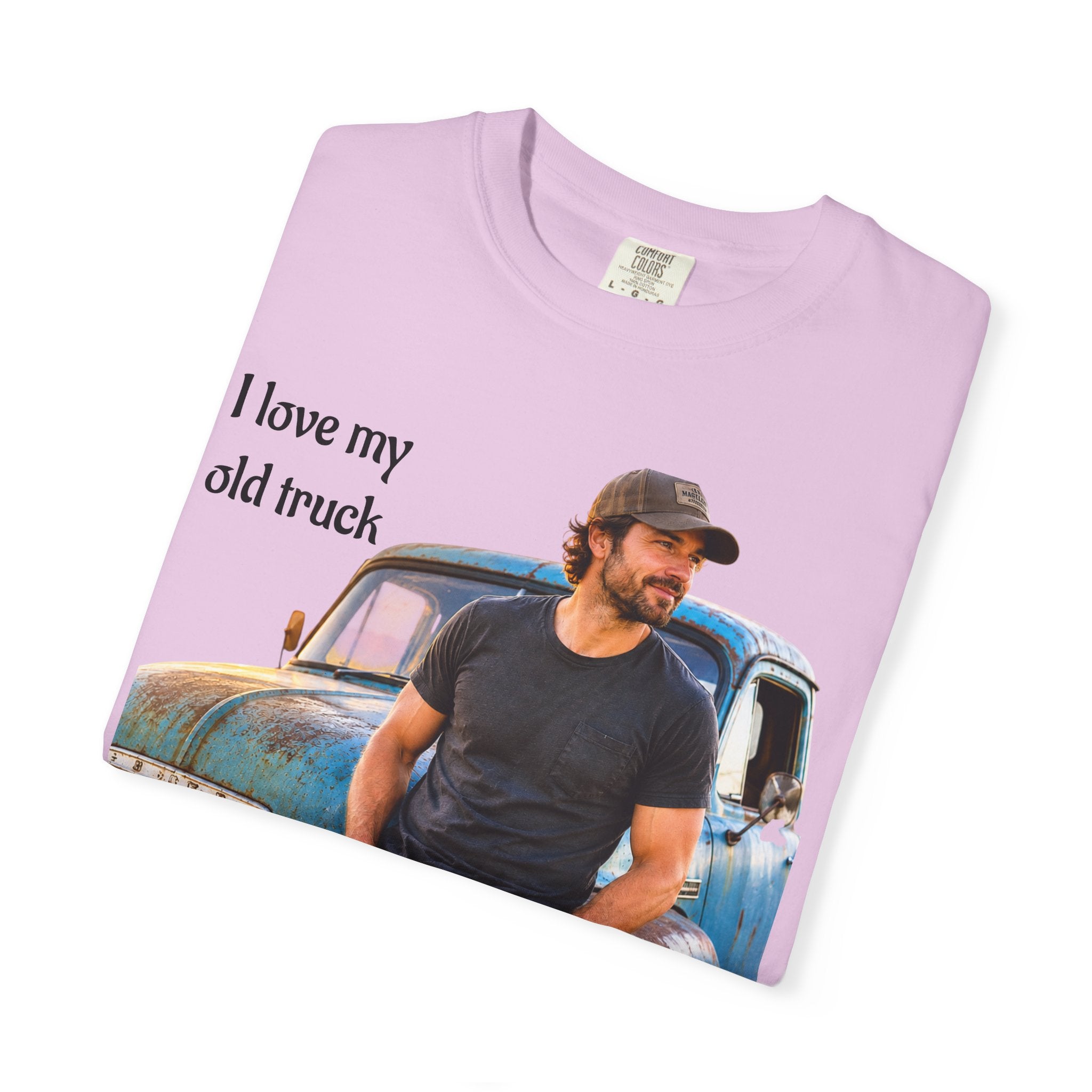 Truck Photo T-Shirt  - I Love My Old Truck, Vintage Style for Everyday Wear