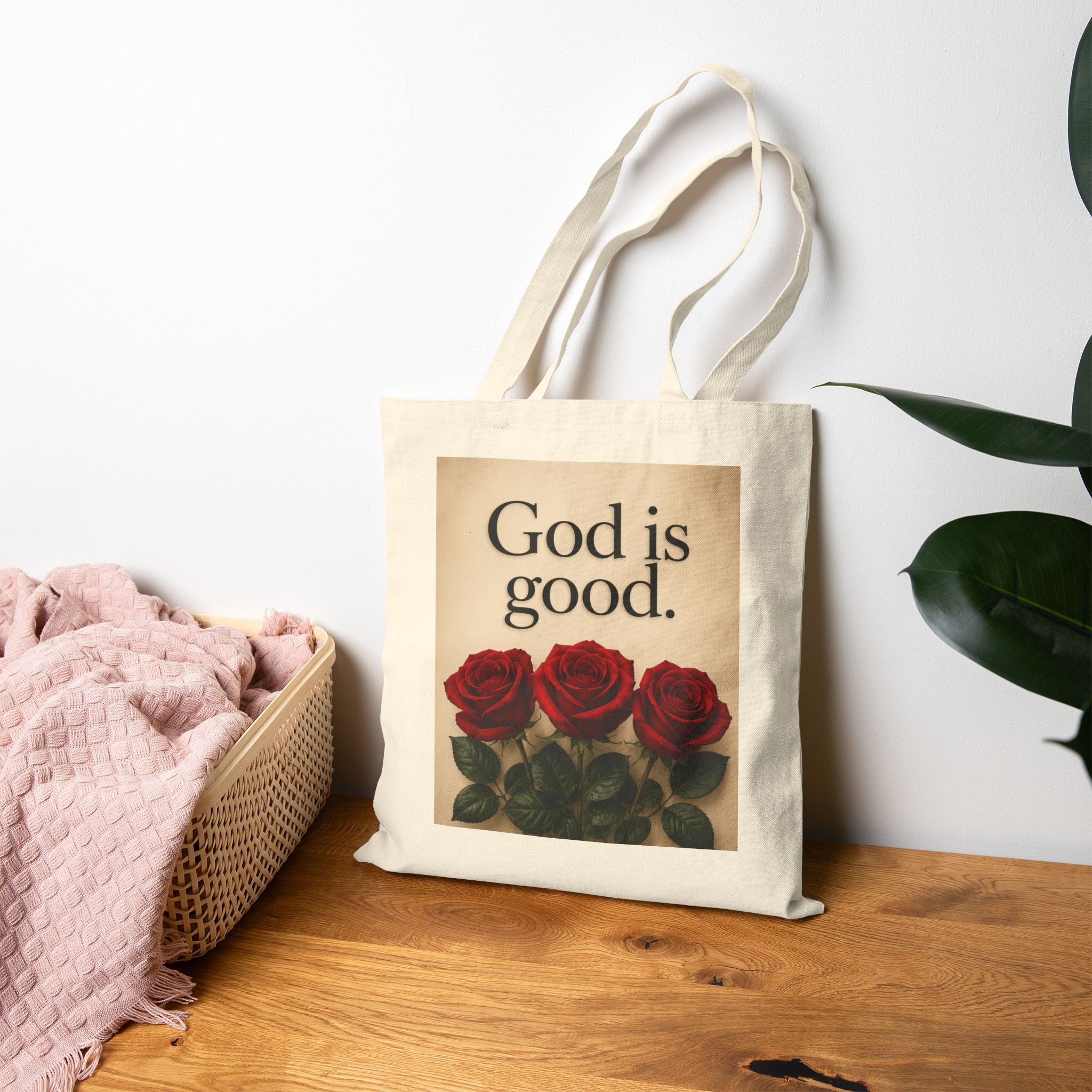God Is Good Tote Bag - Perfect for Faithful Souls - Ideal Companion for Church & Daily Life - Carry your faith wherever you go