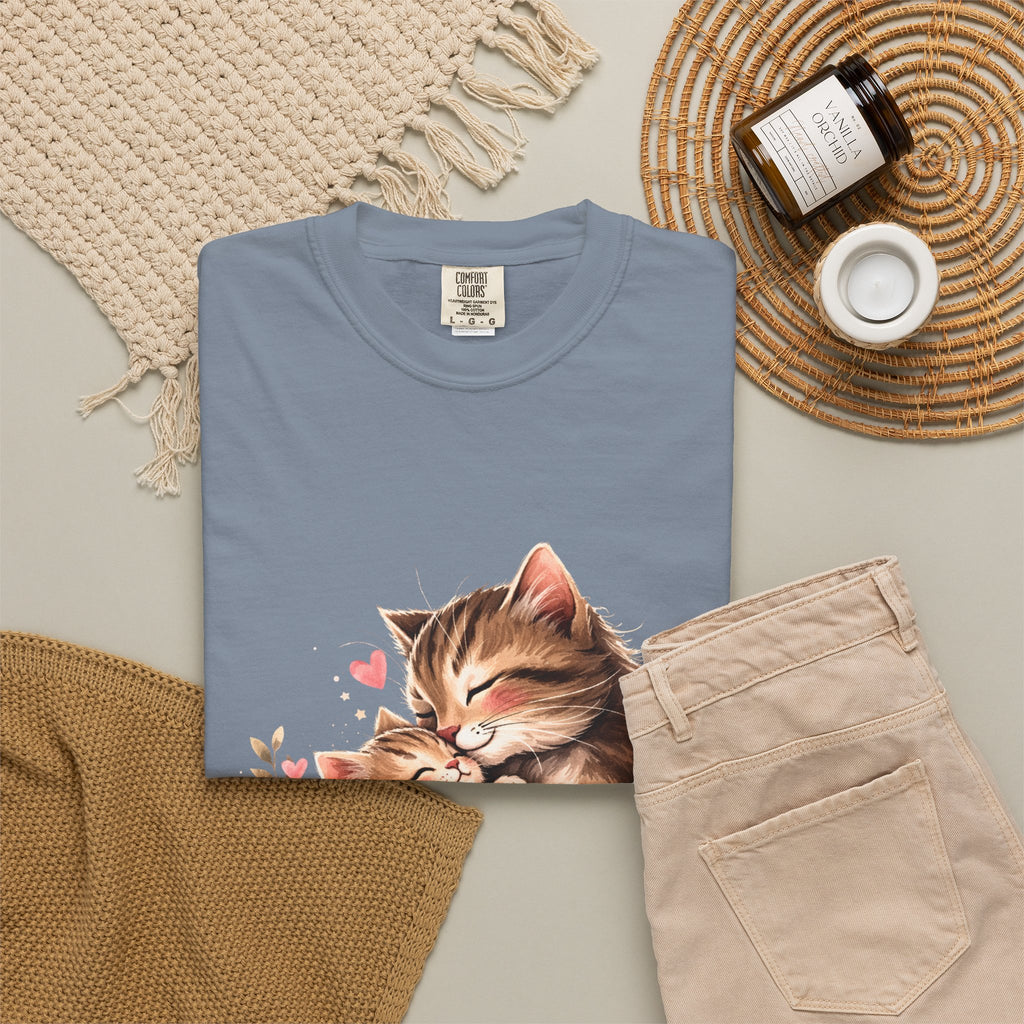Mama's Favorite Cat T-Shirt — Cute Mom Cat Graphic Tee, Cherish that Special Maternal Connection