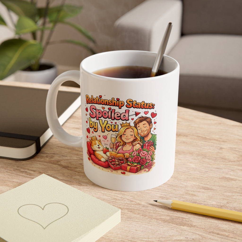 Romantic Coffee Mug with Quote - 'Couple That Nap Together Stays Together  - Perfect for coffee, tea, or hot cocoa
