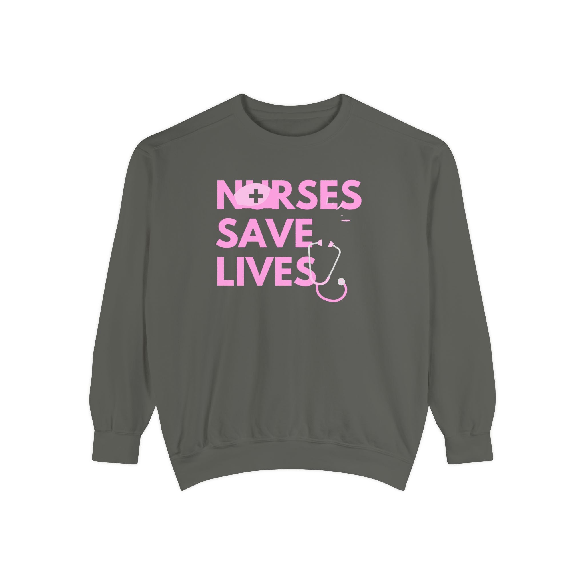 Nurses Save Lives Sweatshirt - Unisex Garment-Great for Everyday Style,  Perfect for Daily Comfort