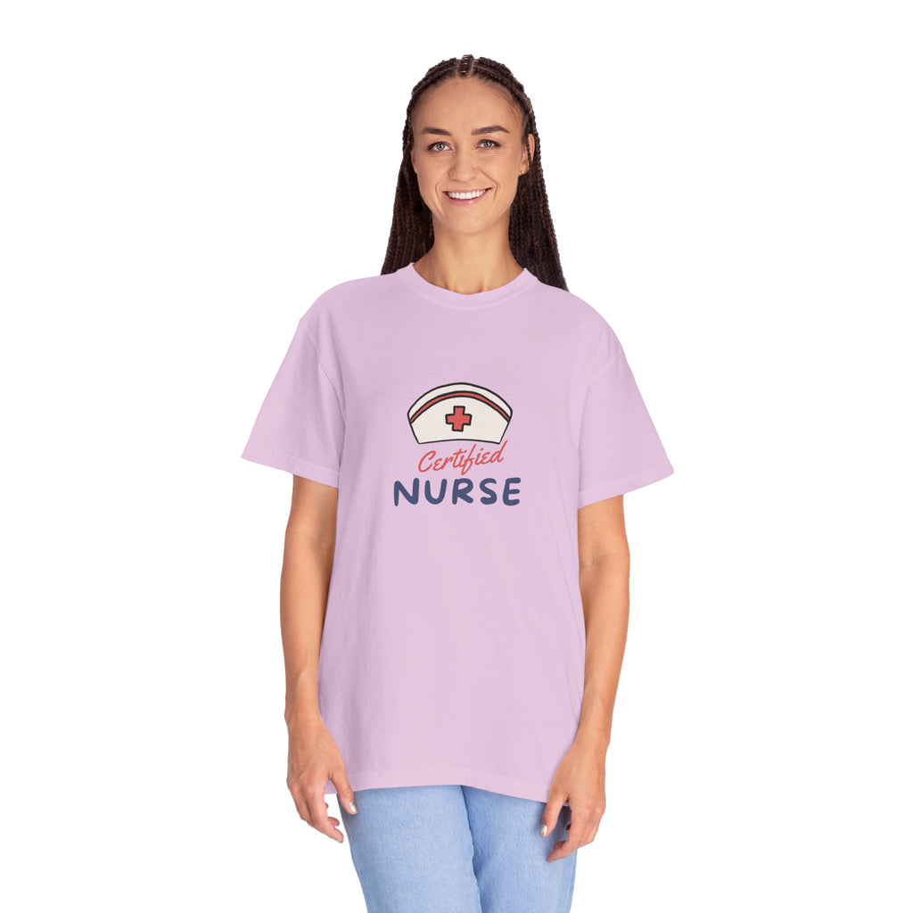 Certified Nurse T-Shirt — Retro Nurse Cap Design, Perfect Gift for Nurses & Nursing Graduates
