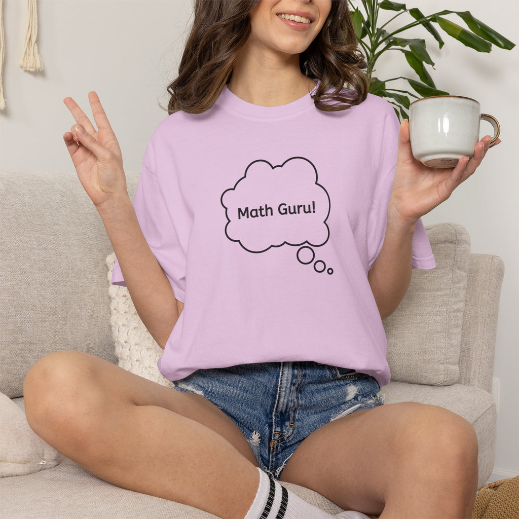 Math Guru Teacher T-Shirt Perfect for Passionate Math Educators or Classroom Wear