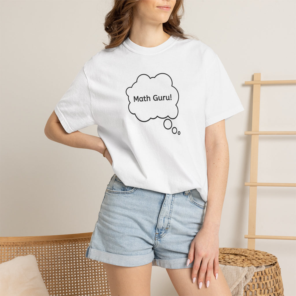 Math Guru Teacher T-Shirt Perfect for Passionate Math Educators or Classroom Wear