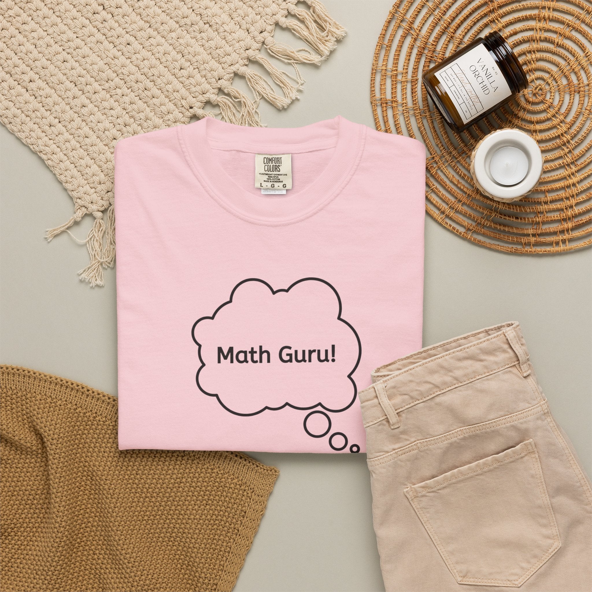 Math Guru Teacher T-Shirt Perfect for Passionate Math Educators or Classroom Wear